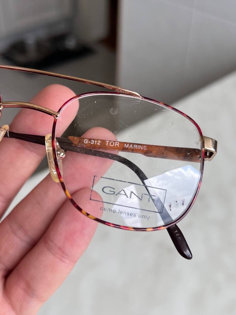 Gant Gant Vintage Metal Eyeglasses Brown Frame Logo Retro 80s/90s Size ONE SIZE - 4 Thumbnail