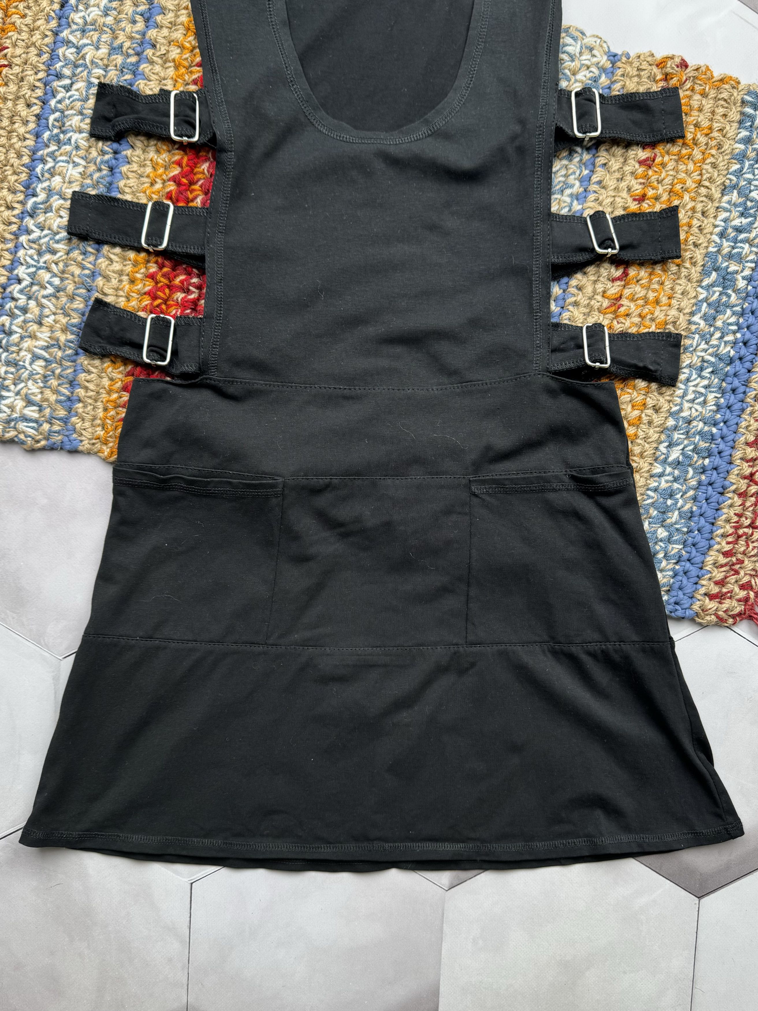 Vintage Vintage Midi Dress With Bondage Size S / US 4 / IT 40 - 3 Thumbnail