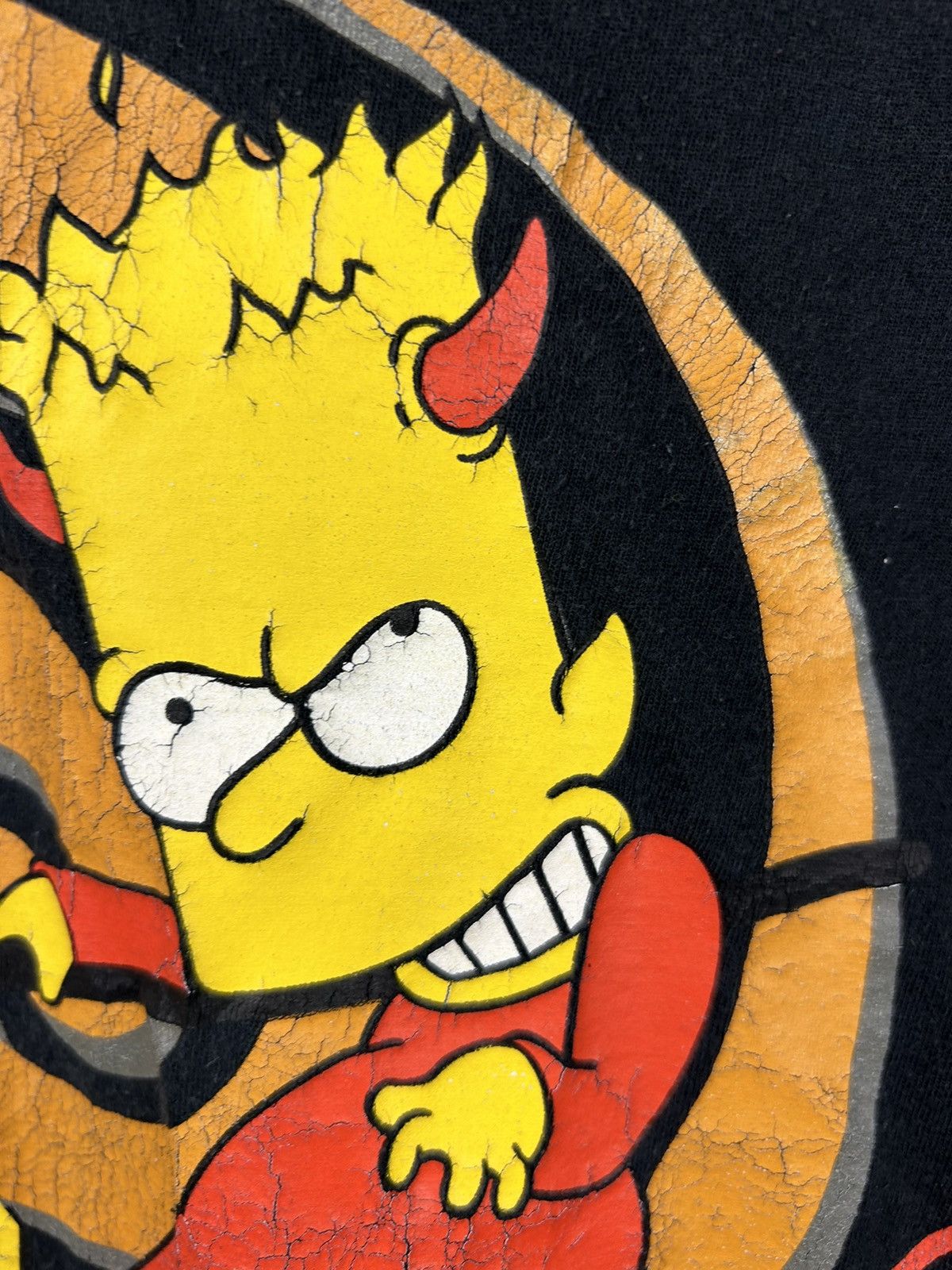 Vintage Vintage The Simpsons Bart The Devil Movie T shirt Size US L / EU 52-54 / 3 - 7 Thumbnail