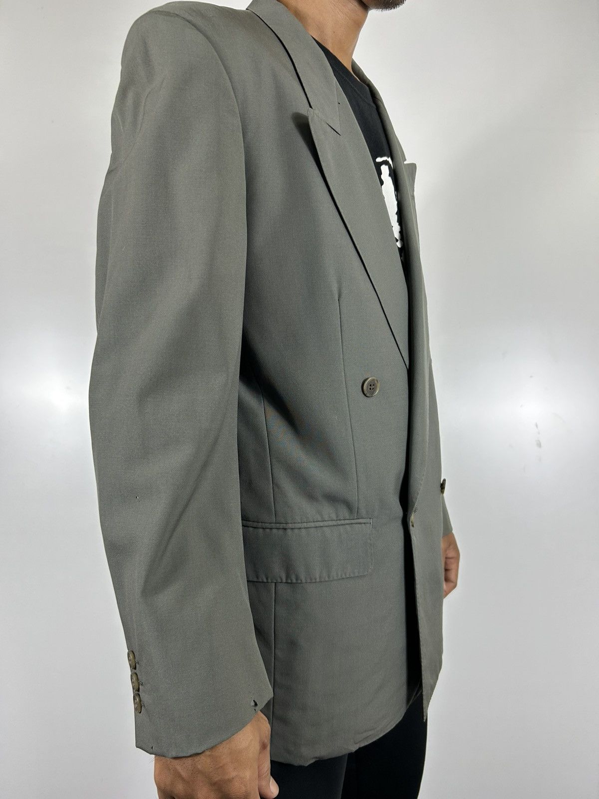 Balenciaga 🔥Vintage Balenciaga Double Breasted Blazer Size 38S - 2 Thumbnail