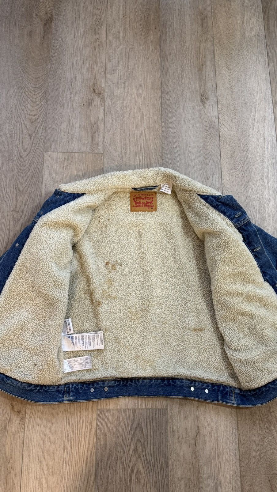 Levi's Levi’s Sherpa Lined Denim Jacket - Medium Size US S / EU 44-46 / 1 - 4 Thumbnail
