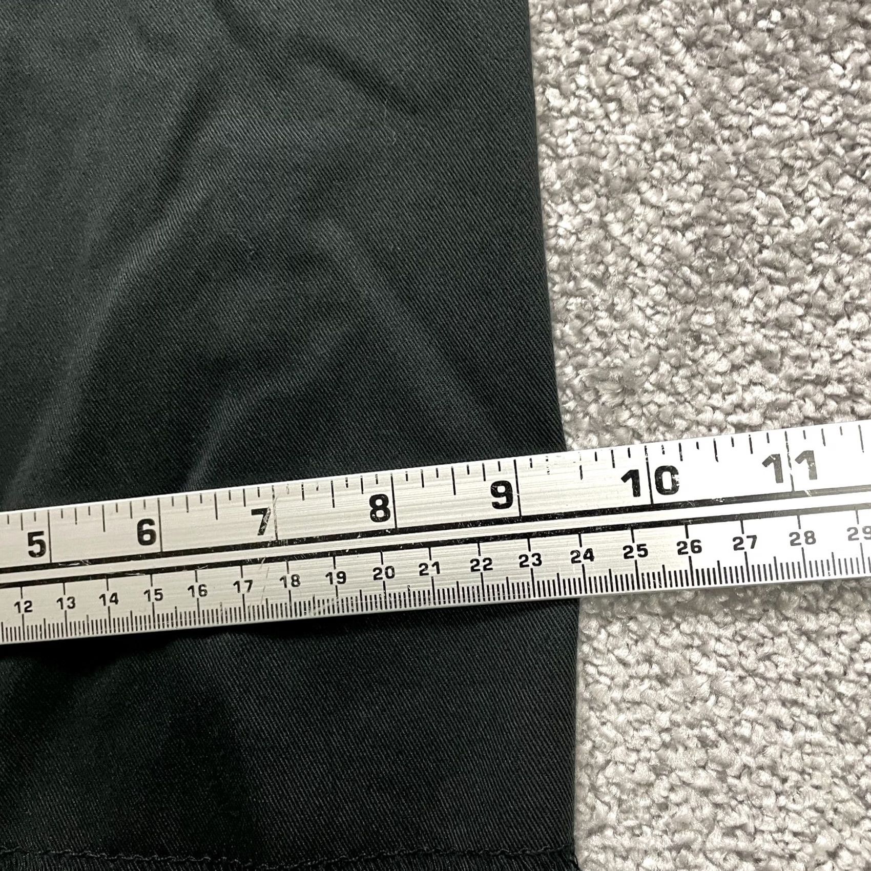 Vintage VINTAGE King Size Knockarounds Pants Mens 33 Tall Black Cotton Straight 33x40 Size US 33 - 3 Thumbnail