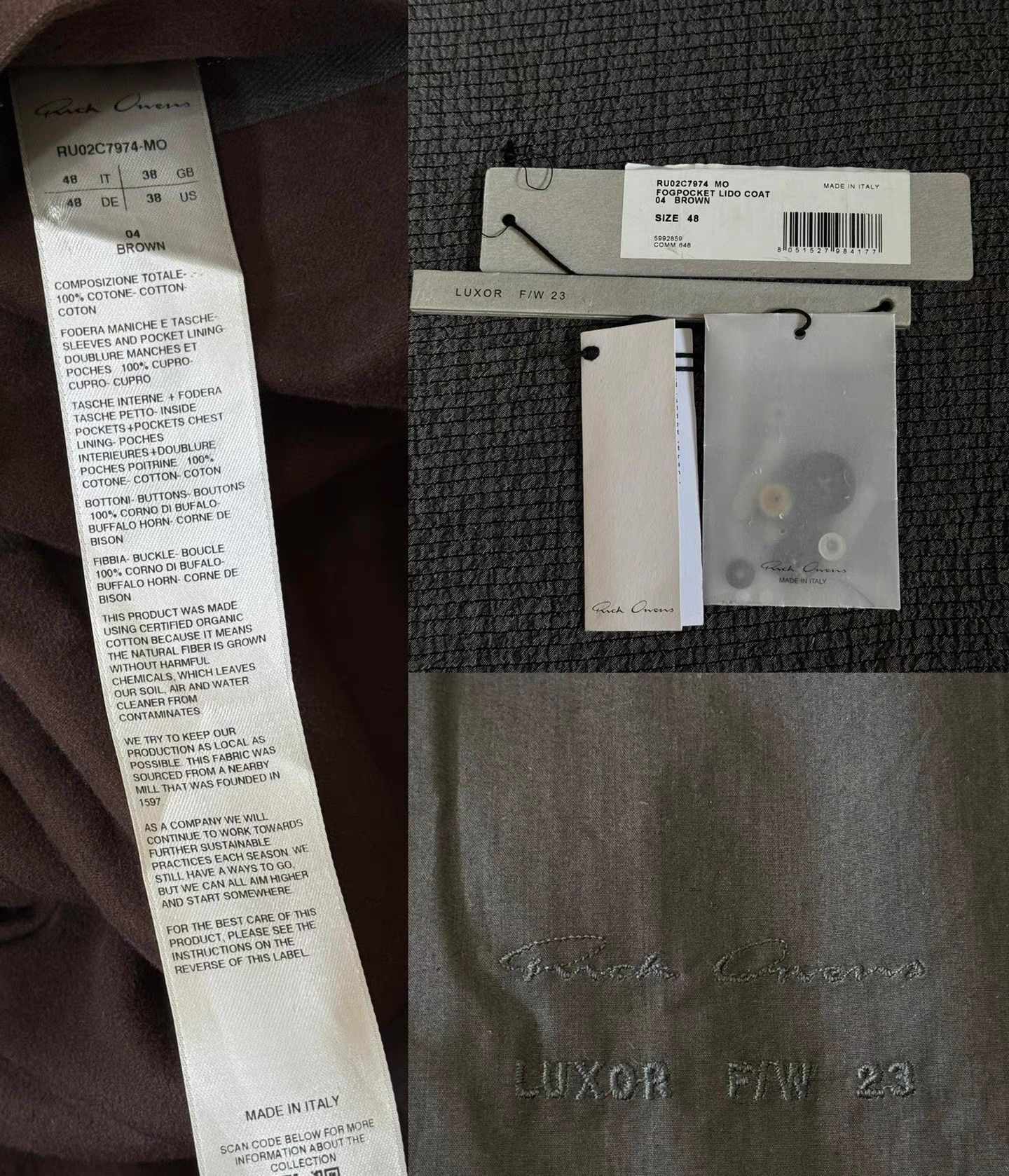 Rick Owens Rick Owens 23FW belted suit coat Size US M / EU 48-50 / 2 - 9 Thumbnail