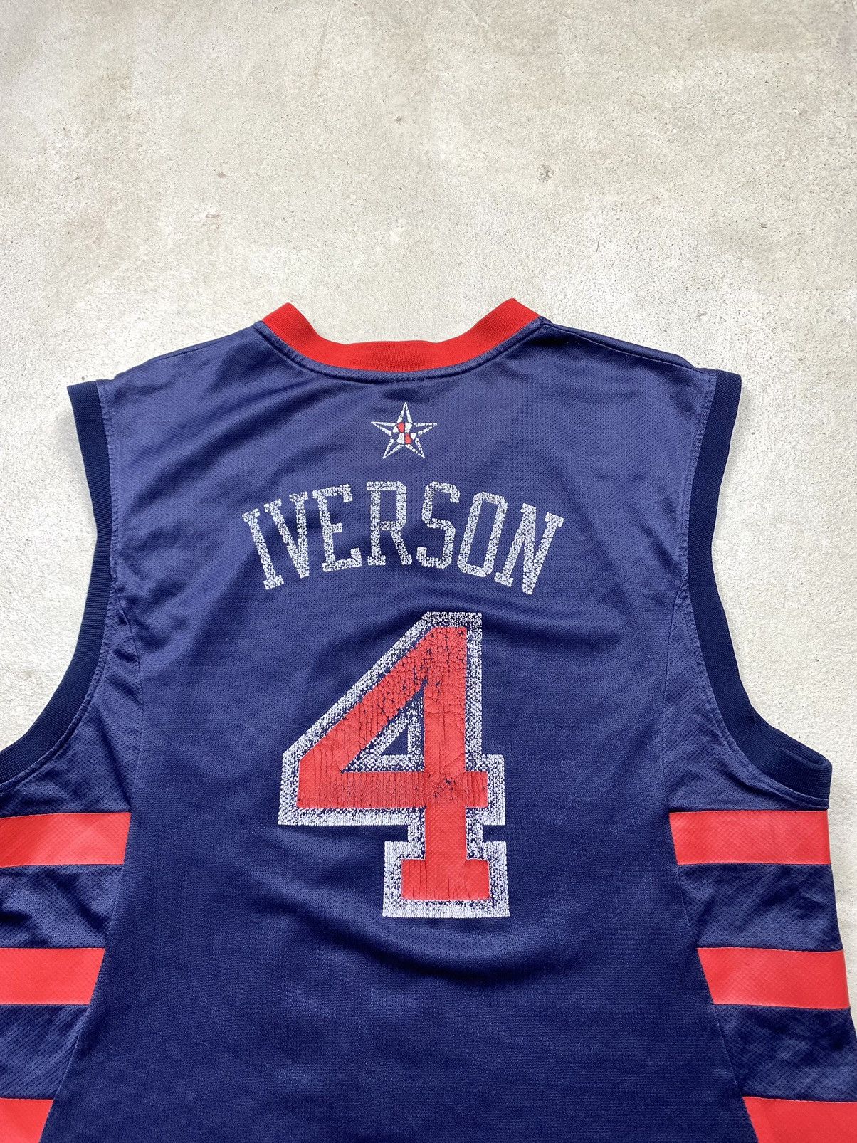 NBA × Reebok × Vintage Vintage 2000’s Reebok Allen Iverson USA Basketball Jersey Size US M / EU 48-50 / 2 - 11 Thumbnail