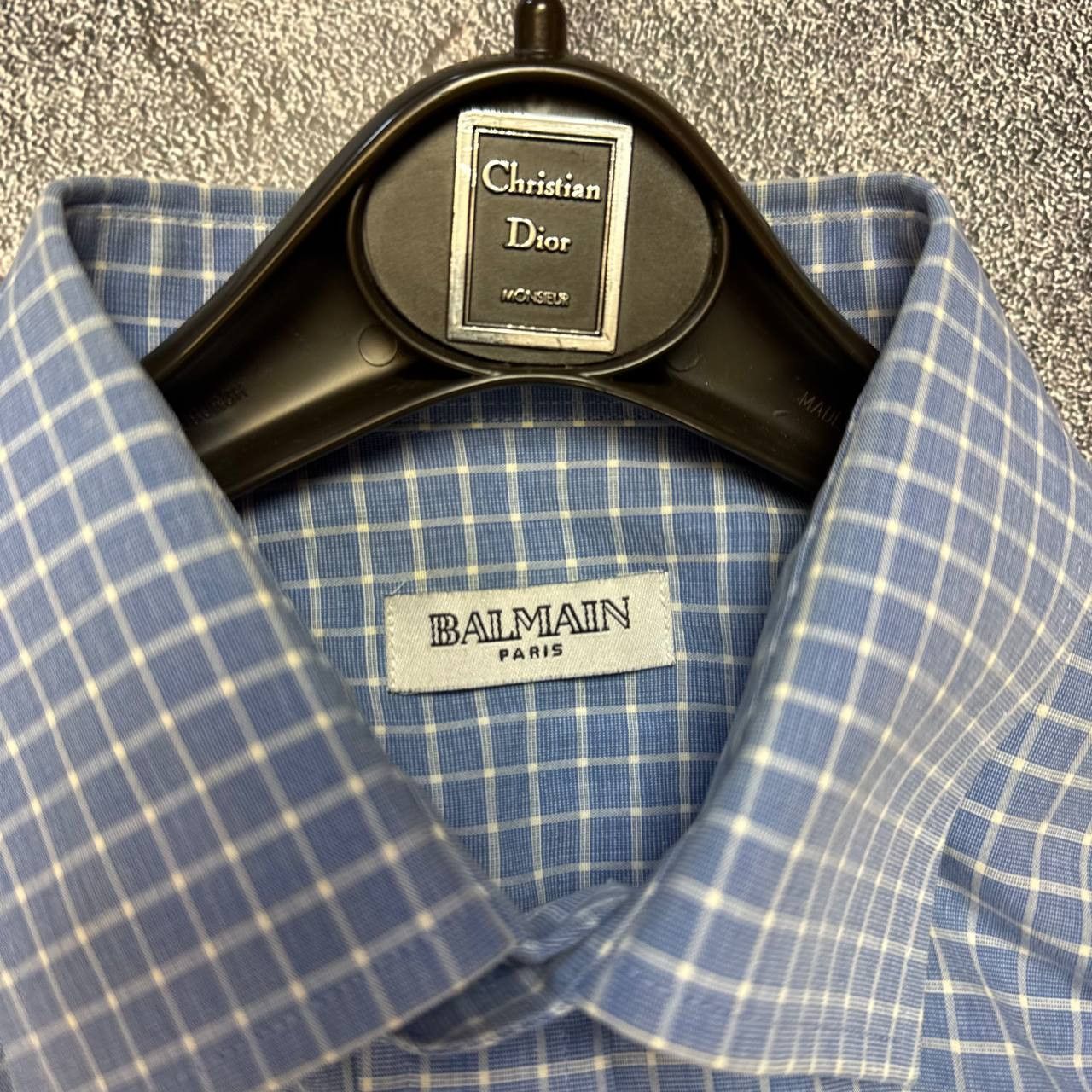 Balmain 👔 Vintage 90s Balmain shirt Luxury button up Size US L / EU 52-54 / 3 - 4 Thumbnail
