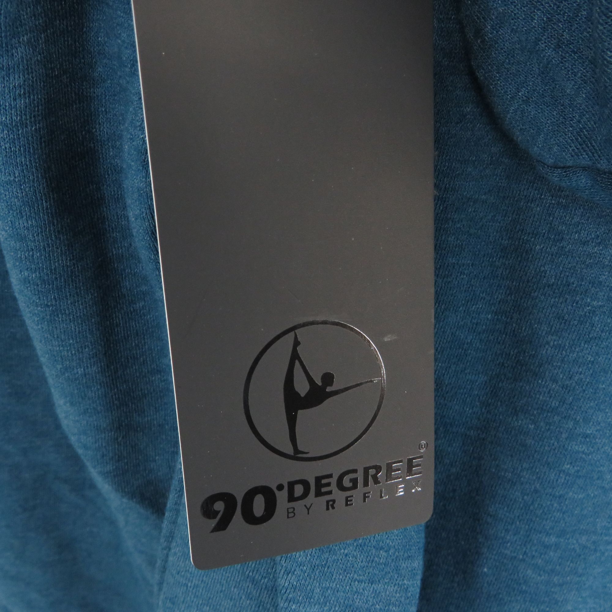 Other 90 Degree By Reflex Women's Teal Blue Hooded Sweatshirt L NW Size L / US 10 / IT 46 - 5 Thumbnail