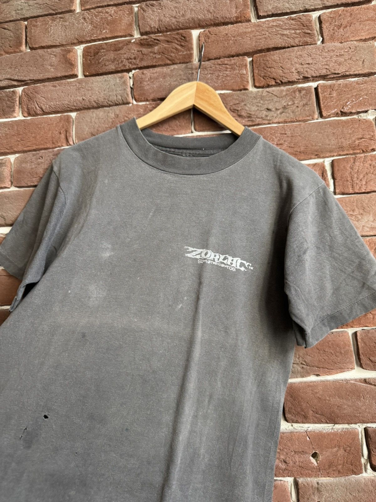 Vintage Vintage 80s Rare Zorlac Skateboards Pushead Grail Band Art M Size US M / EU 48-50 / 2 - 4 Thumbnail