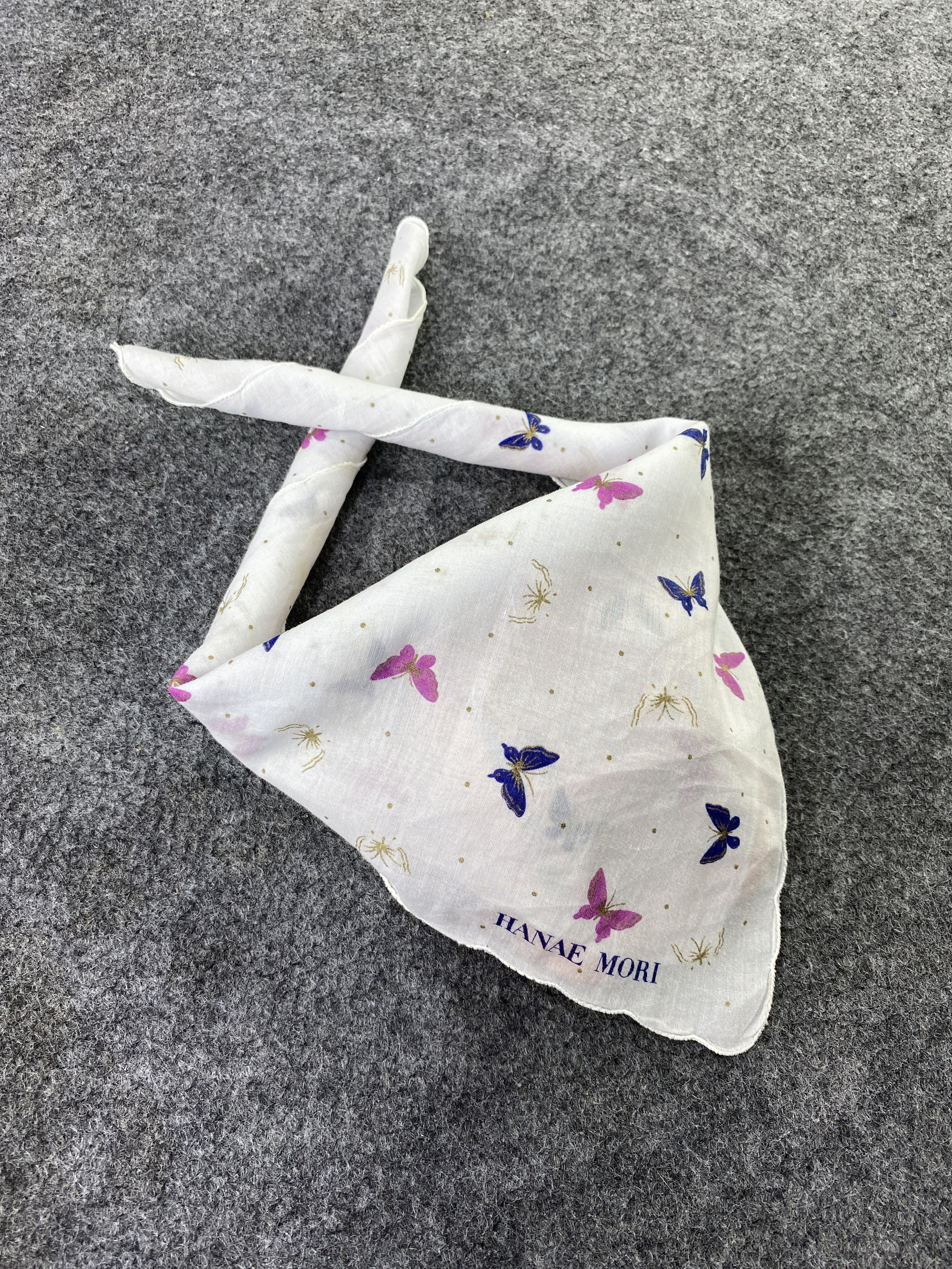 Hanae Mori Hanae Mori Handkerchief / Bandana / Neckerchief-B372 Size ONE SIZE - 1 Thumbnail