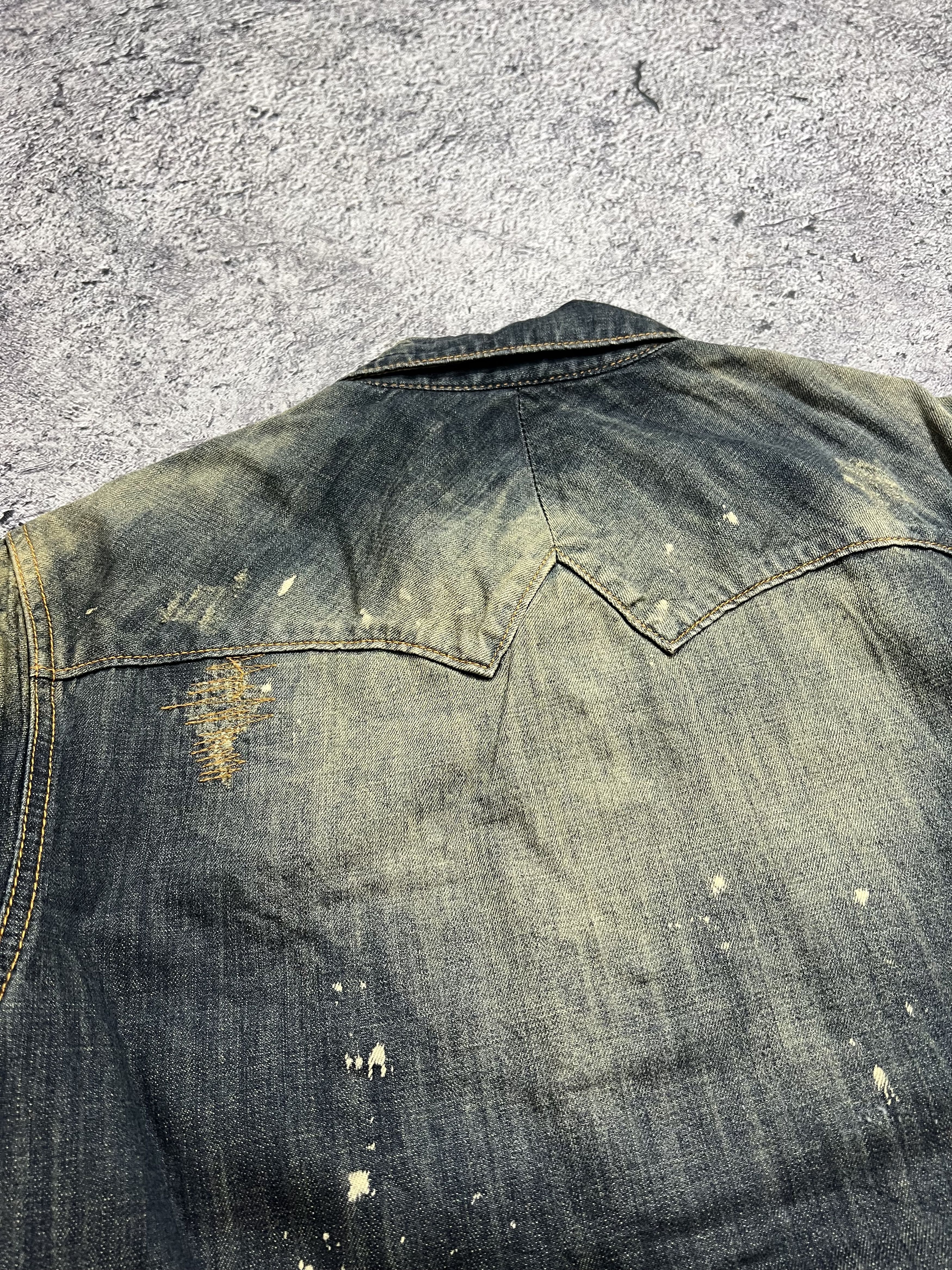 Japanese Brand 2000s Archival Buckaroo Hysteric Mudwash Shirt y2k Lgb Ifsix Size US M / EU 48-50 / 2 - 6 Thumbnail