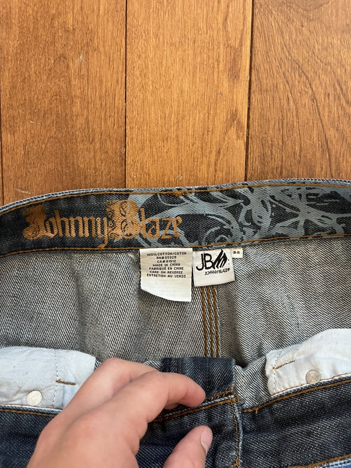 Other Y2k johnny blaze jeans Size US 34 / EU 50 - 4 Thumbnail
