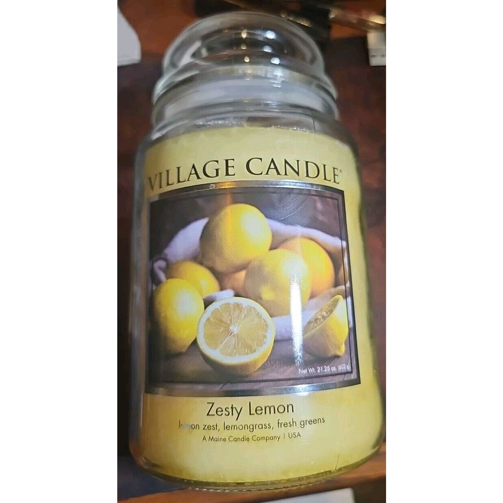 Other Village Candle Zesty Lemon 21.25 FL Oz Jar 2 Wick Candle Size ONE SIZE - 1 Thumbnail