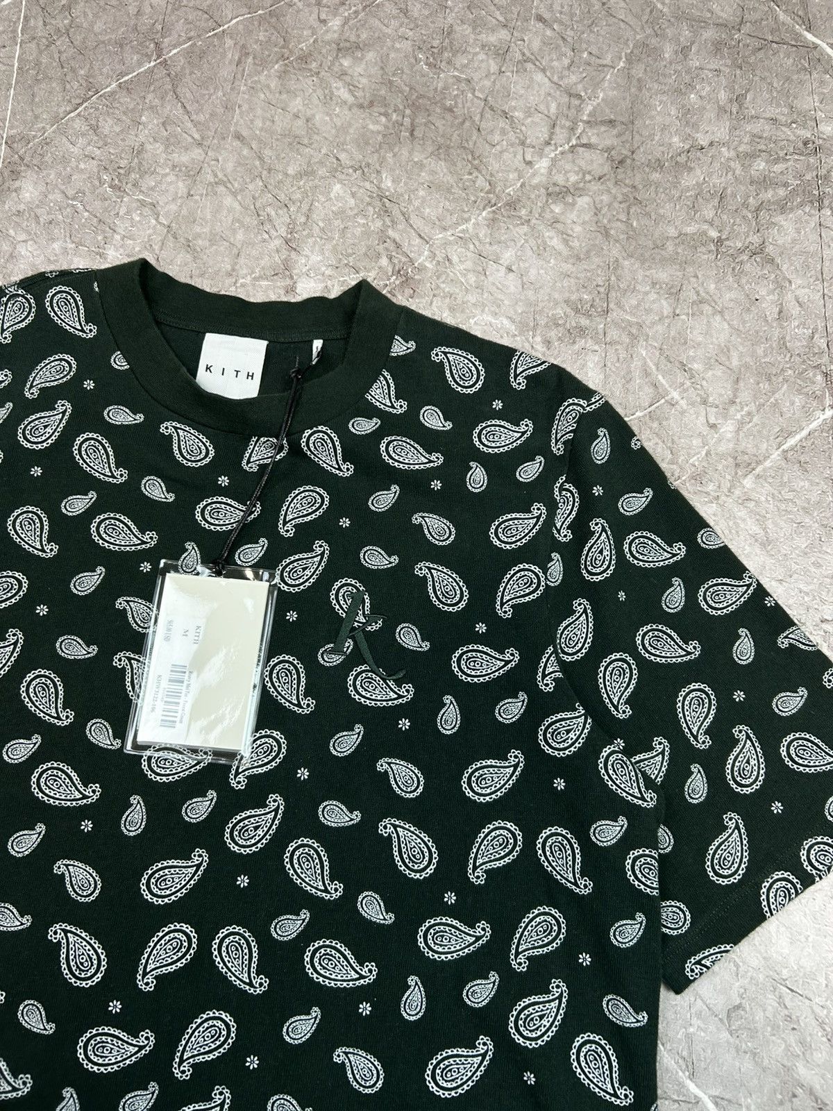 Kith Kith Paisley Heavy Mei T-shirt Forest Green Size US M / EU 48-50 / 2 - 7 Thumbnail