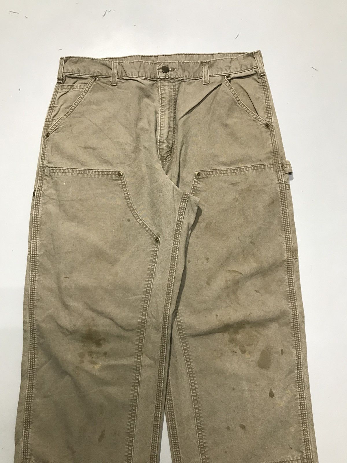 Carhartt Vintage carhartt B195 LBR double knee denim Size US 36 / EU 52 - 4 Thumbnail