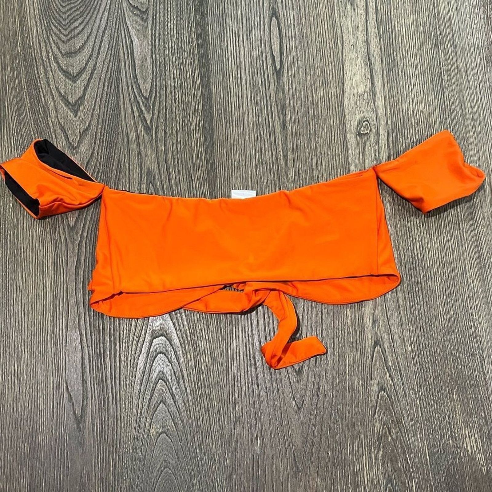 Vintage NWOT B Fyne Swim Top Tie Front Off The Shoulder Non Size L Size ONE SIZE - 2 Thumbnail