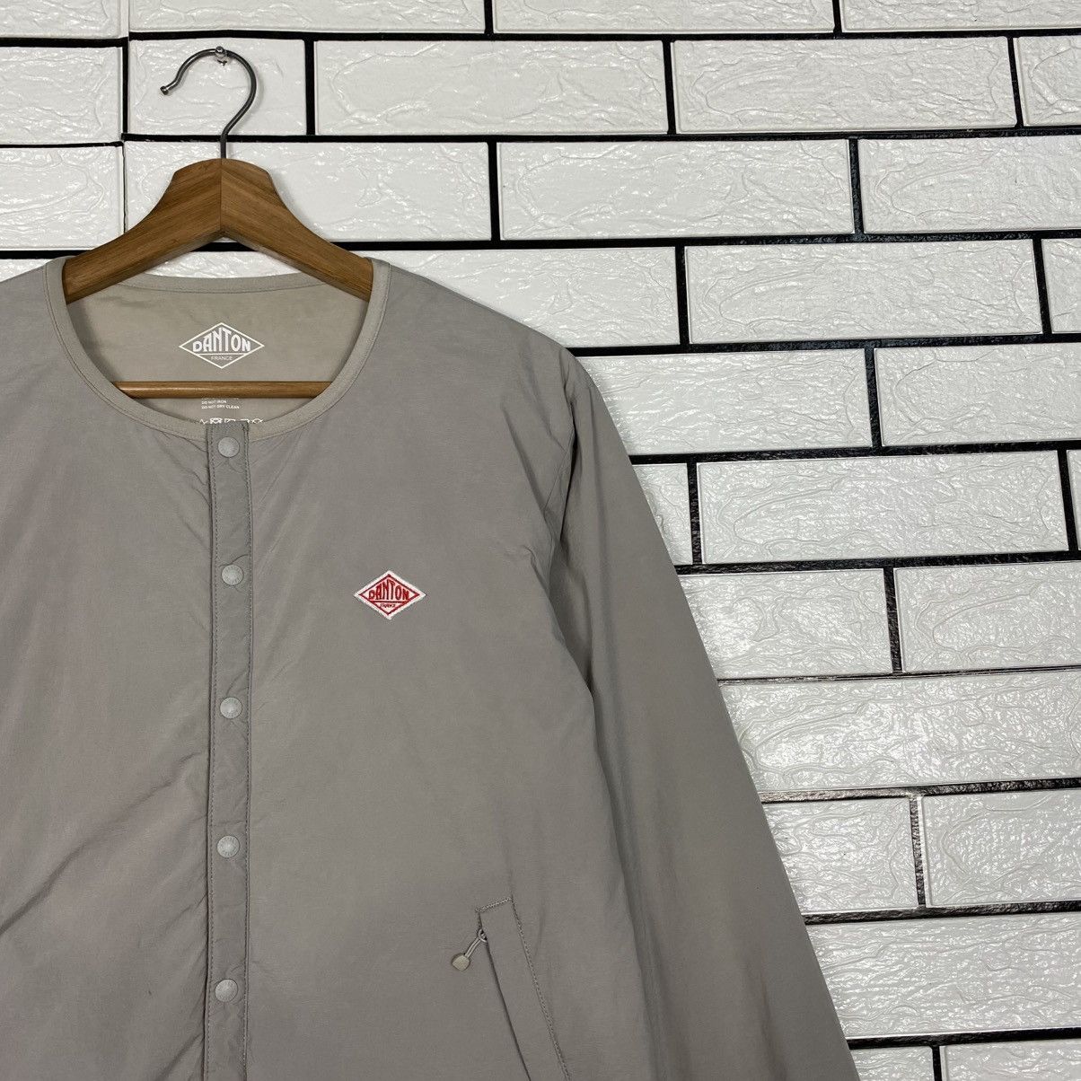 Japanese Brand Vintage Snap Button Bomber Jacket Danton Size US M / EU 48-50 / 2 - 7 Thumbnail