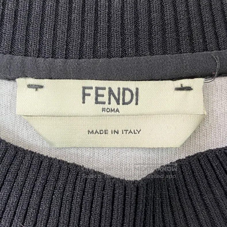 Fendi Fendi Black Sweatshirt Size XS / US 0-2 / IT 36-38 - 7 Thumbnail
