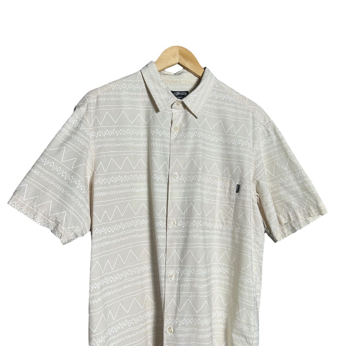 Stussy × Vintage Vintage 90s Stussy Hawaii Print Shirt Size US L / EU 52-54 / 3 - 3 Thumbnail