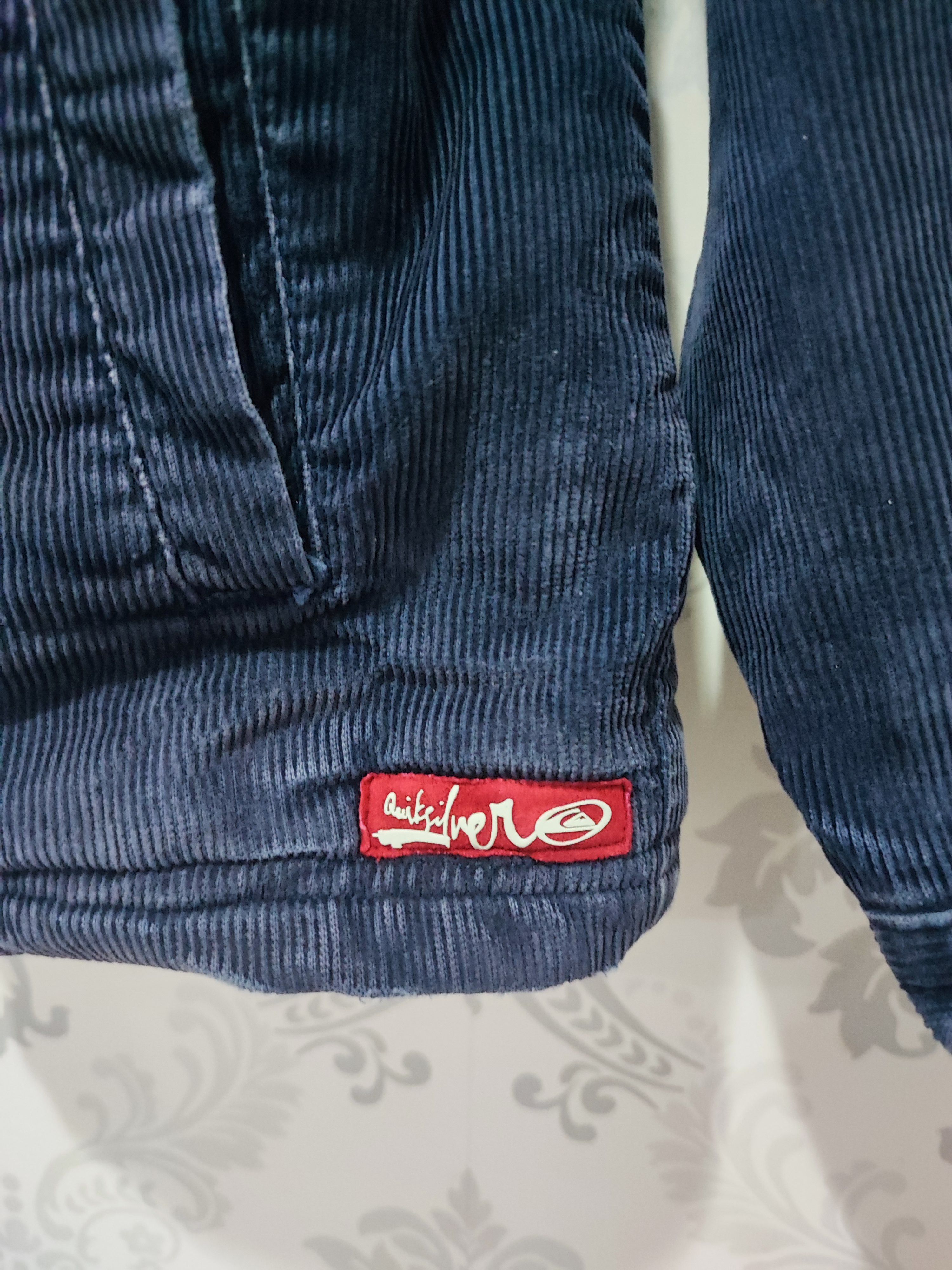 Quiksilver Rare!! Vintage Quiksilver Sherpa Corduroy Trucker Jacket Size US M / EU 48-50 / 2 - 5 Thumbnail