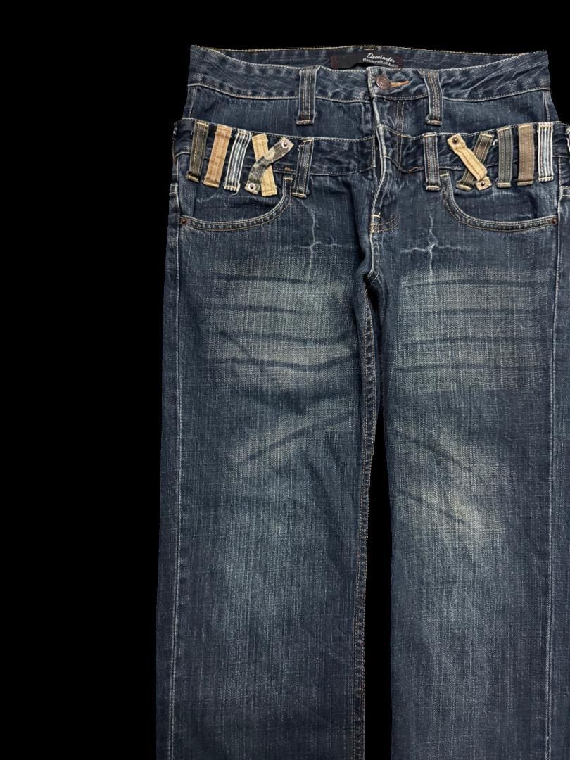 Other Double Waist Sick Dominate 🇯🇵 Rusty Mudwash Distressed Jean Size US 29 - 4 Thumbnail