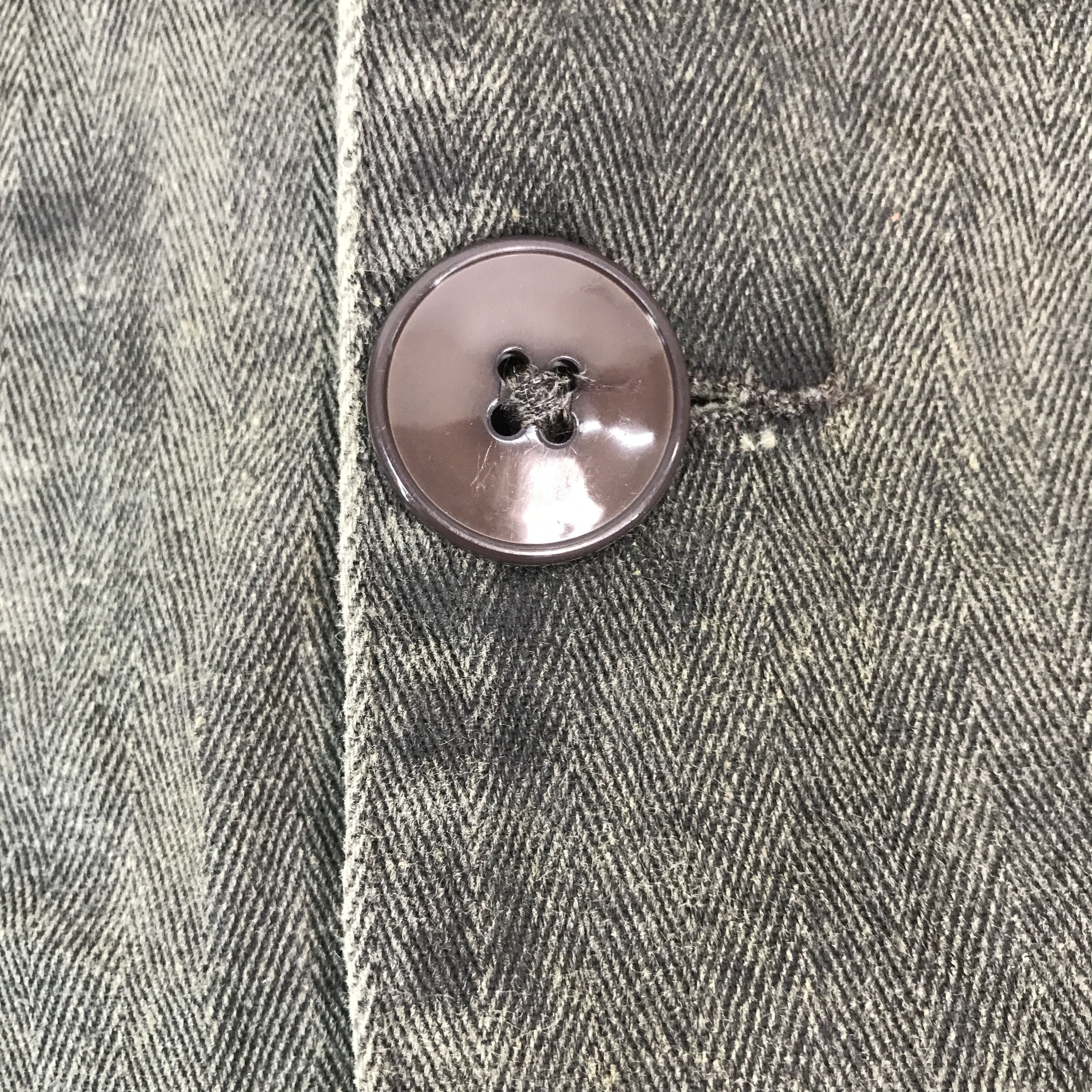 Danton × Vintage Vintage Danton Black faded Button Jacket Size US L / EU 52-54 / 3 - 10 Thumbnail