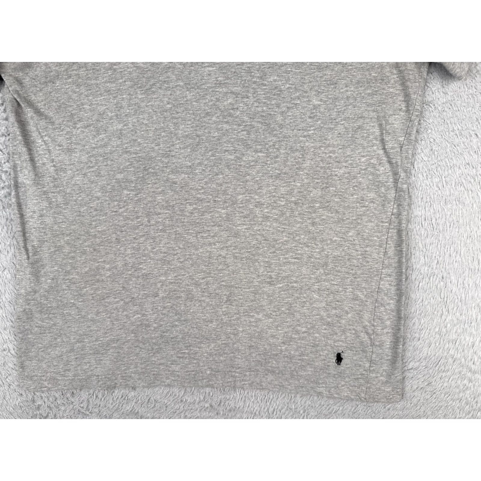 Ralph Lauren Ralph Lauren Slim Fit Shirt Men Large Gray Short Sleeve V-Neck 100% Cotton Jersey Classic Sports Size US L / EU 52-54 / 3 - 5 Thumbnail