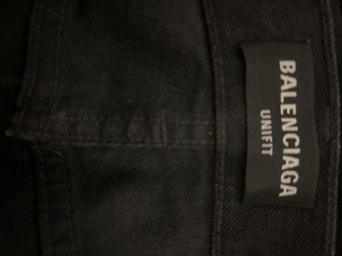 Balenciaga Balenciaga Straight-Leg Distressed Organic Jeans Size US 32 / EU 48 - 7 Thumbnail
