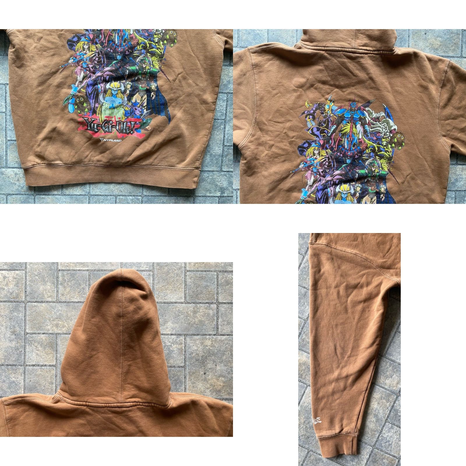 Hypland Hypland Hoodie Brown Men’s Medium Pullover Anime Yugioh Pullover Hoodie M Brown Men Anime 90s? Size US M / EU 48-50 / 2 - 10 Thumbnail