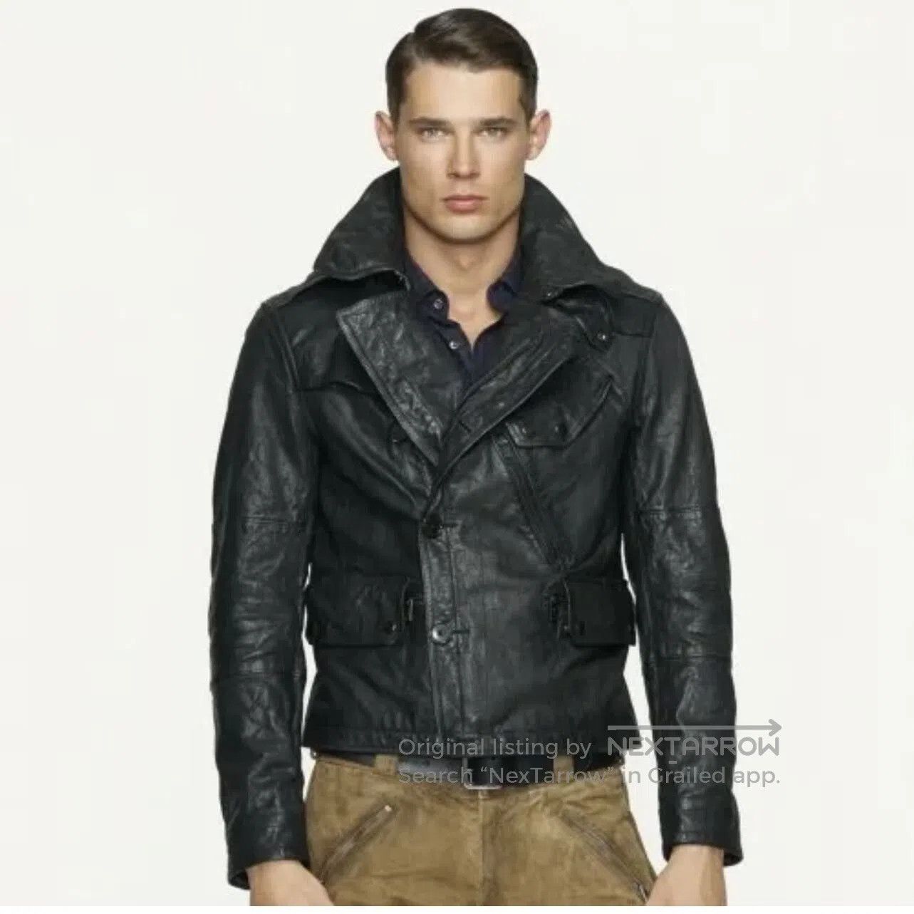 Ralph Lauren Black Label Ralph Lauren Black Label Leather Jacket. Size US XL / EU 56 / 4 - 1 Thumbnail