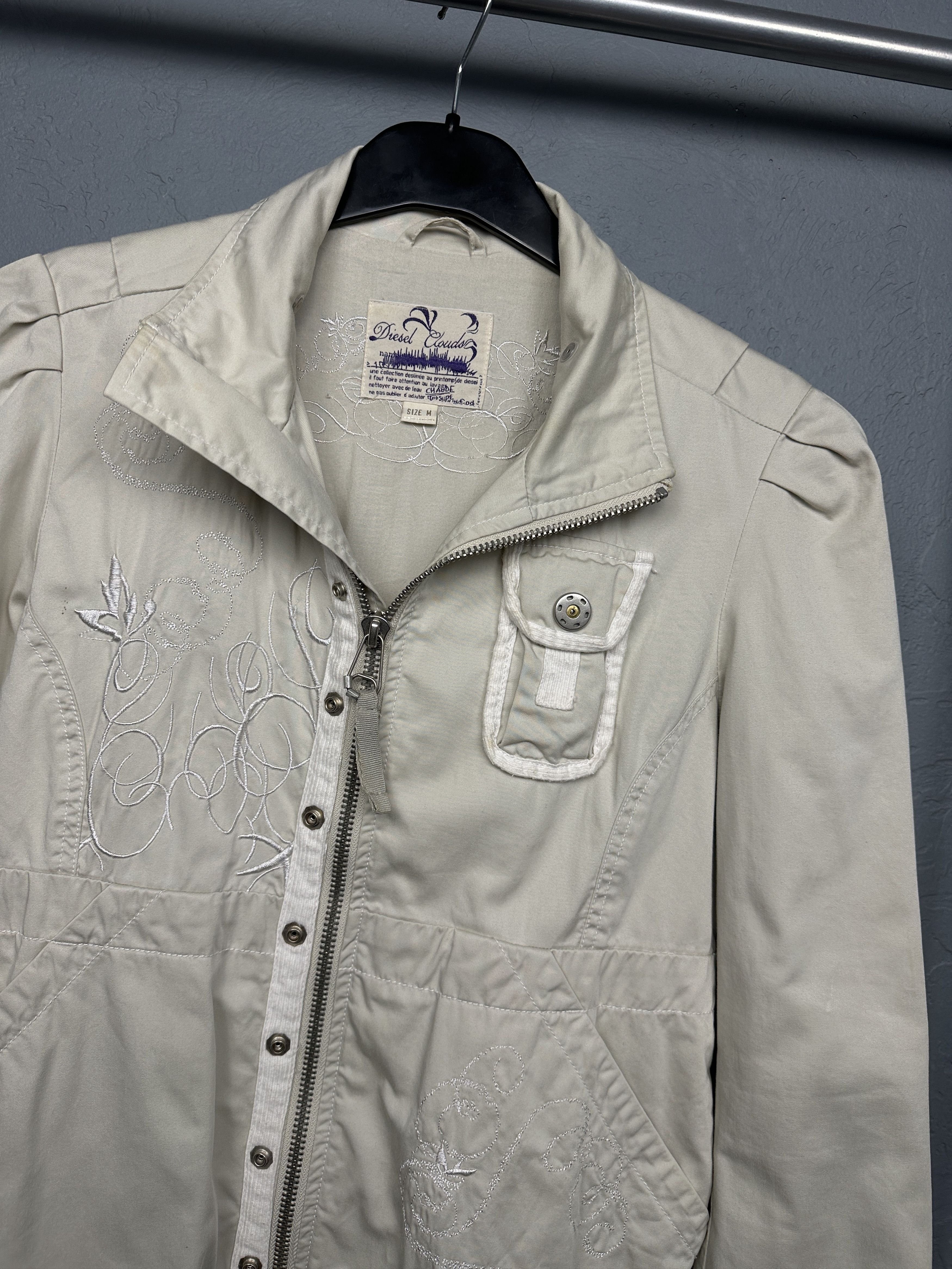 Diesel Diesel Clouds Womens Utility Jacket Size M / US 6-8 / IT 42-44 - 2 Thumbnail