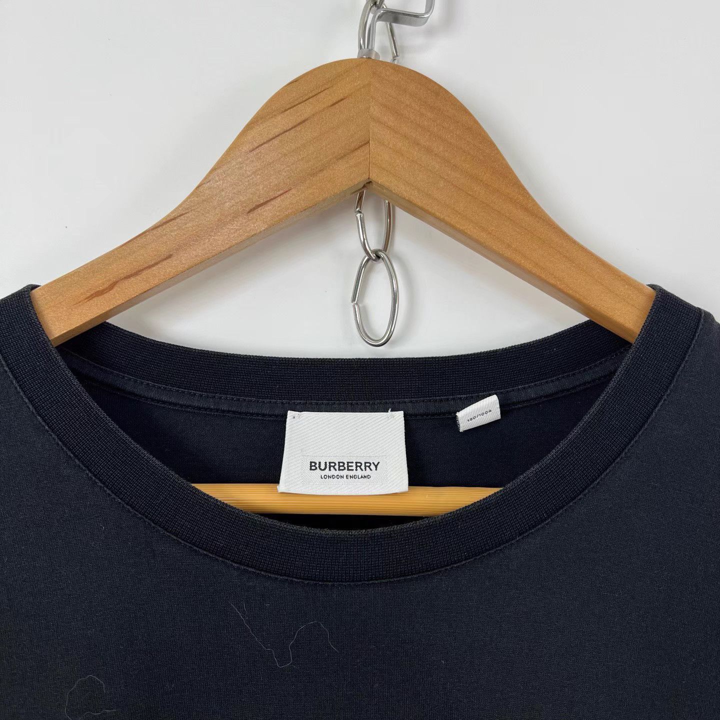 Burberry Burberry Chest Logo Black Short Sleeve K12 Size US L / EU 52-54 / 3 - 3 Thumbnail