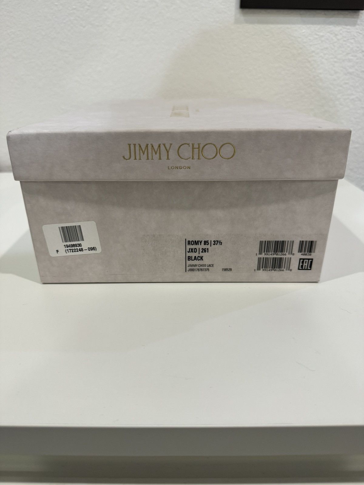 Jimmy Choo Black Jimmy Choo Lace Pumps Size US 7.5 / IT 37.5 - 6 Thumbnail