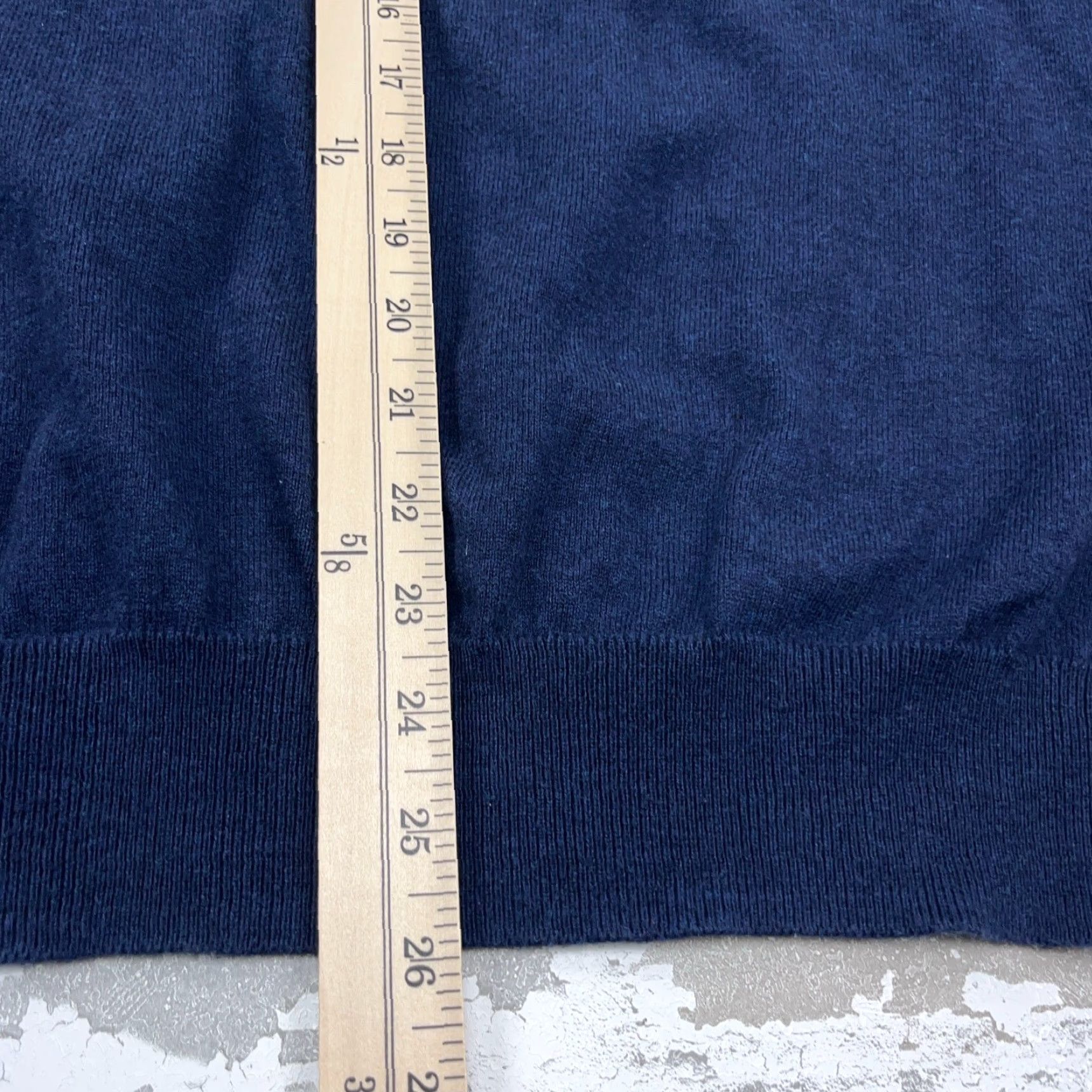 Hart Schaffner Marx Hart Schaffner Marx Sweater Men L Blue Knit Cashmere Cotton Henley Navy Solid Logo Button Embroidered Zipper Casual Modern Preppy Sports Mens Size US L / EU 52-54 / 3 - 5 Thumbnail