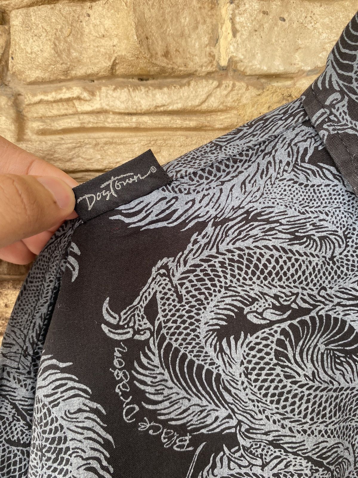Vintage Rare Vintage Dogtown Dragon Longsleeve Button Up Shirt Size US XXL / EU 58 / 5 - 8 Thumbnail