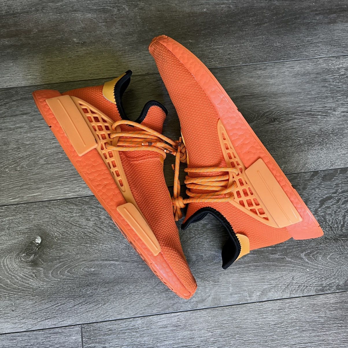 Adidas × Pharrell adidas Pharrell Williams Orange NMD Hu Sneakers GY0095 10.5 Size US 10.5 / EU 43-44 - 2 Thumbnail