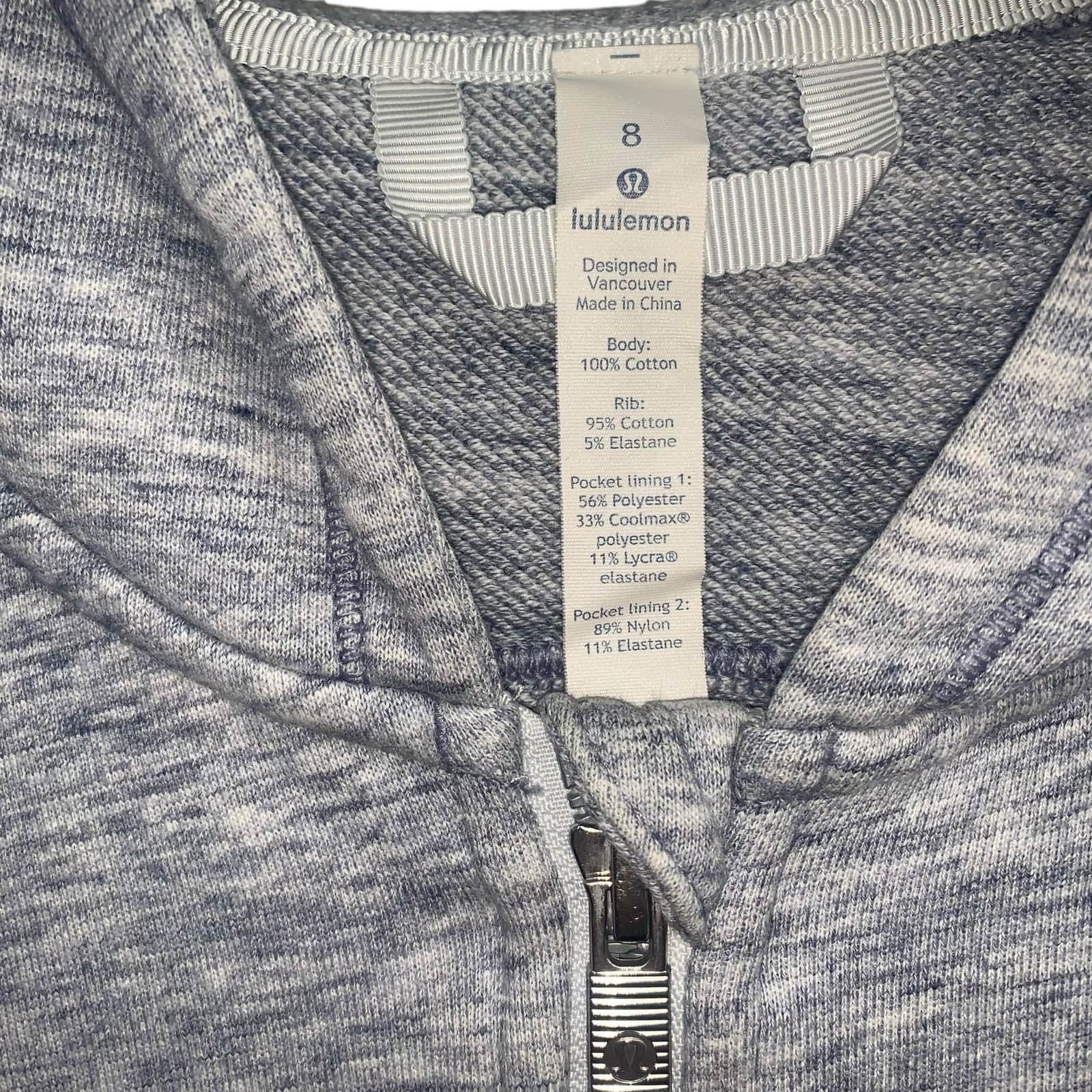 Lululemon Lululemon Cool & Collected Jacket Heathered Space Dyed sz 8 Size M / US 6-8 / IT 42-44 - 3 Thumbnail
