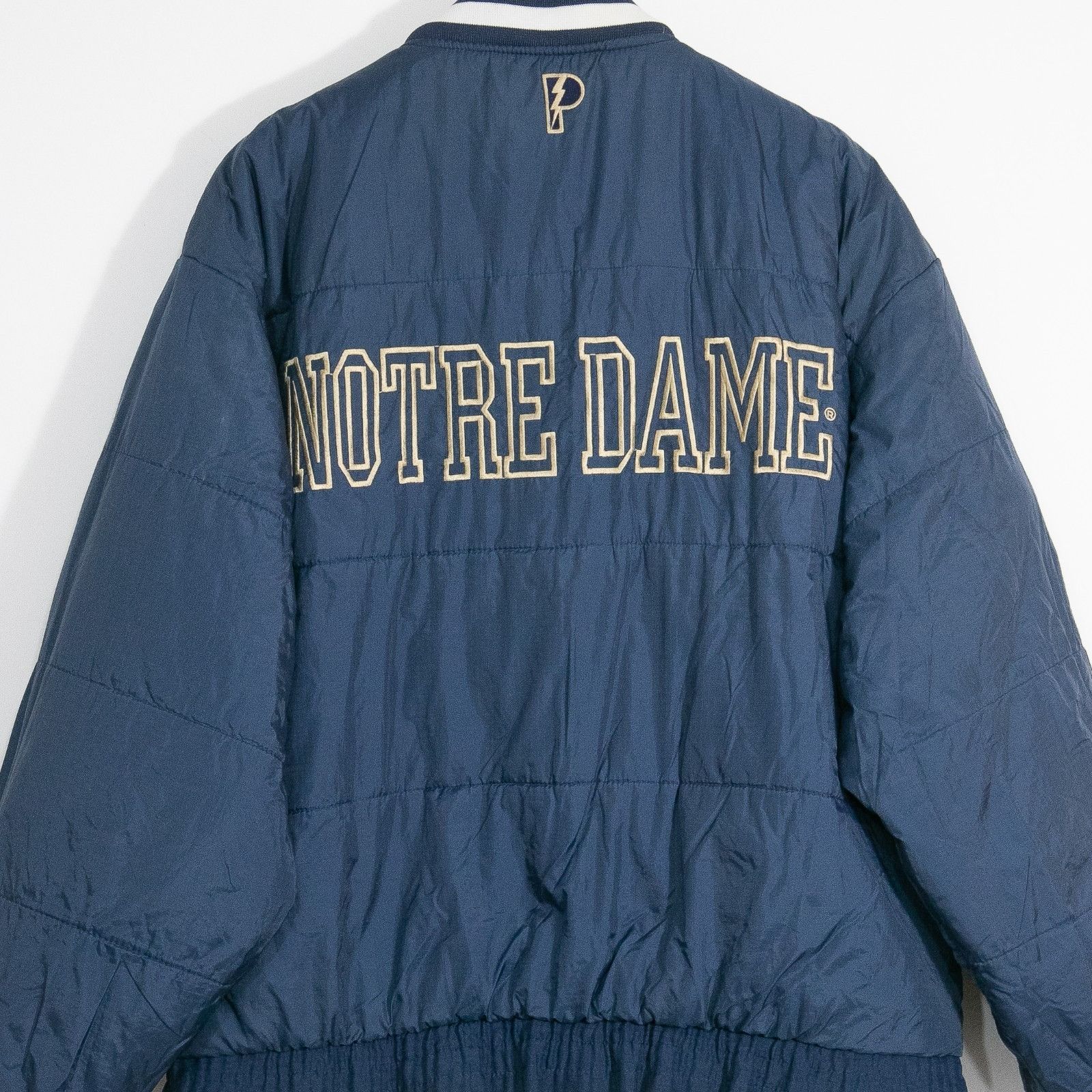 Pro Player Vintage 90s Notre Dame Pro Player Puffer Jacket Mens XL Size US XL / EU 56 / 4 - 11 Thumbnail