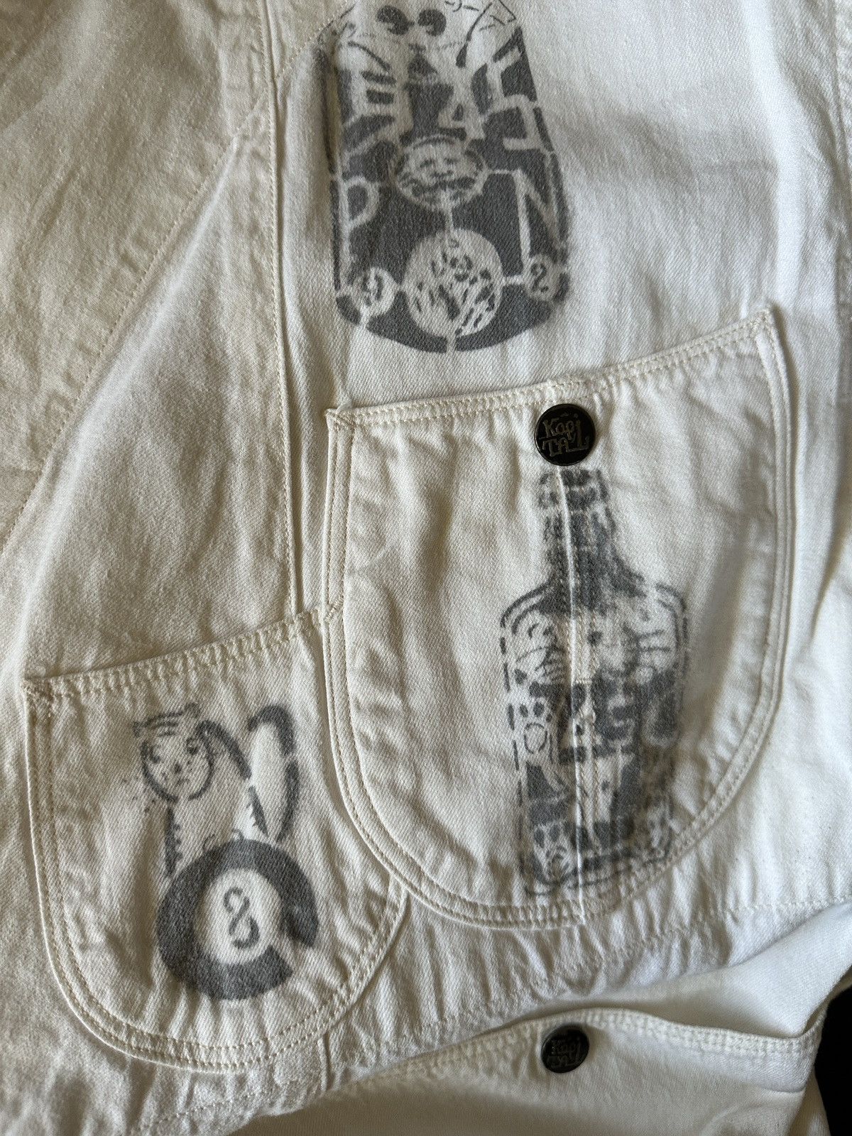 Kapital Kapital Cat Sake Flare Drawings Lab painter chore coat Size US L / EU 52-54 / 3 - 7 Thumbnail