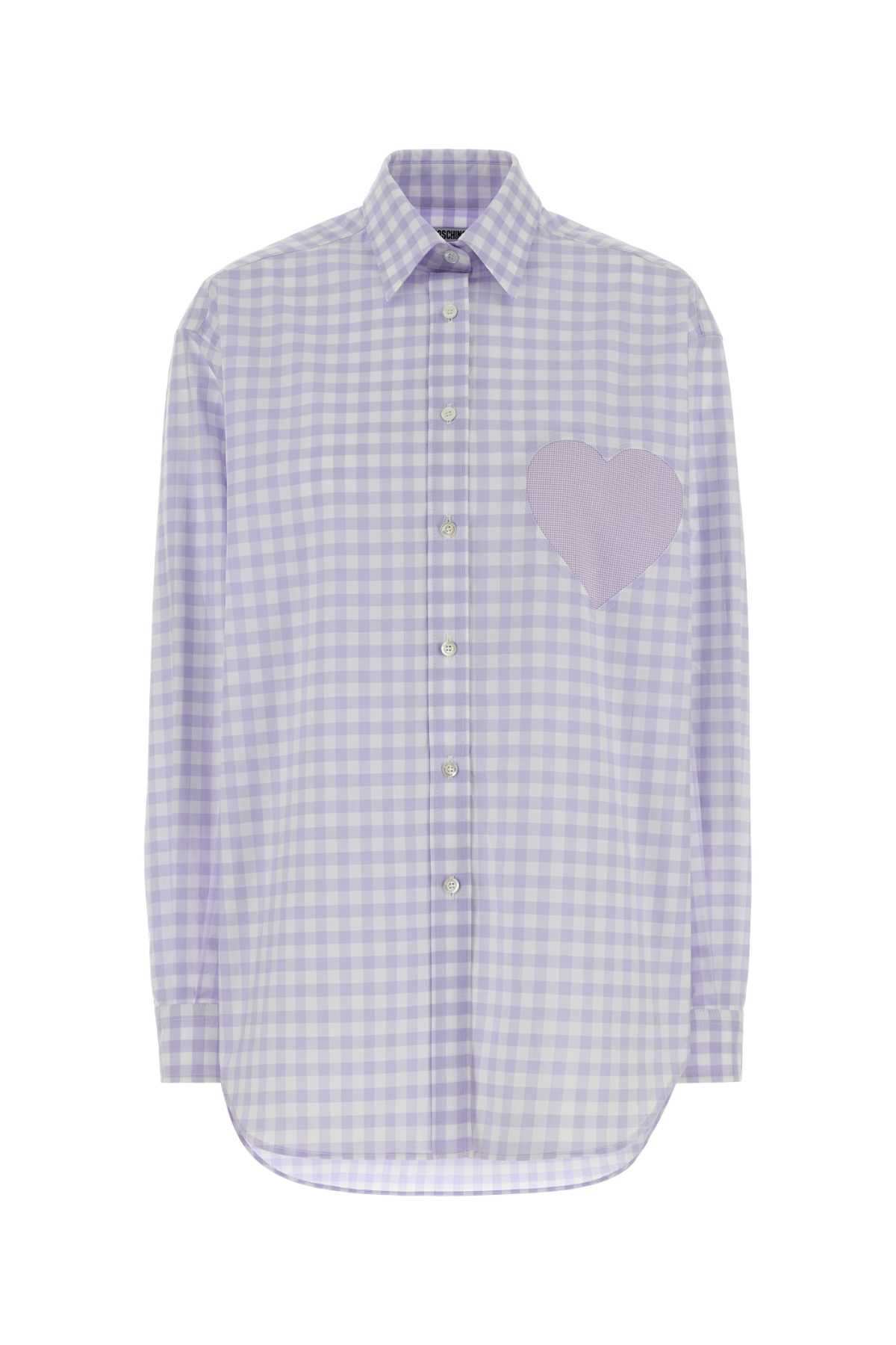 Embroidered Poplin Oversize Shirt