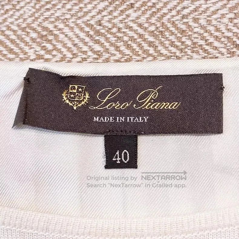 Loro Piana Loro Piana Silk Panel Short Sleeve Top. Size US M / EU 48-50 / 2 - 7 Thumbnail