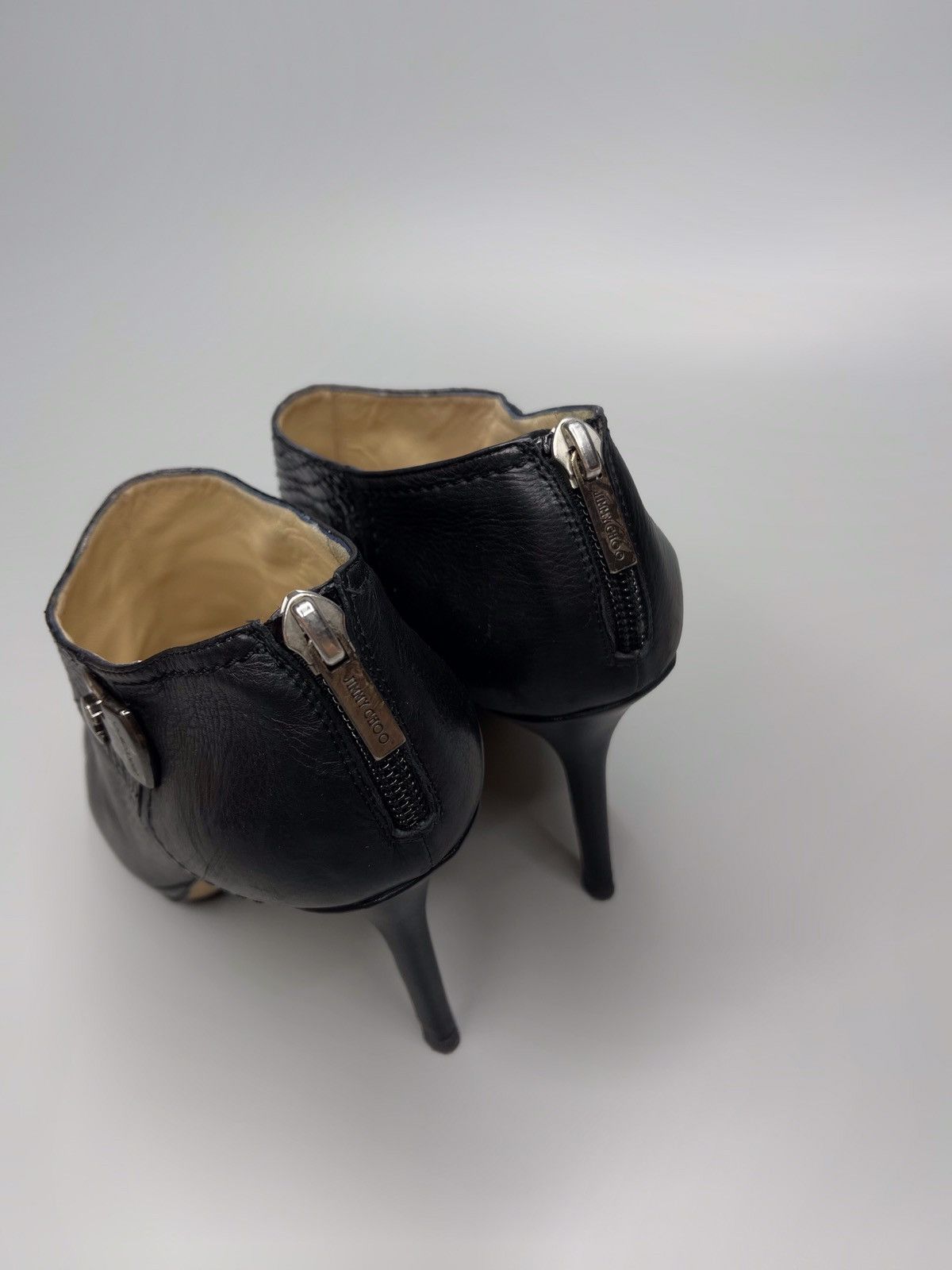 Jimmy Choo Jimmy Choo Leather Heels Size US 7.5 / IT 37.5 - 6 Thumbnail