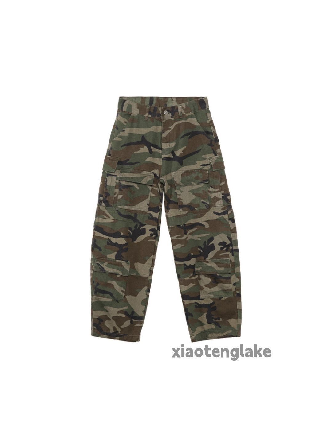 Vintage xz vintage wide Leg military outdoor tactical cargo pants Size US 32 / EU 48 - 2 Thumbnail