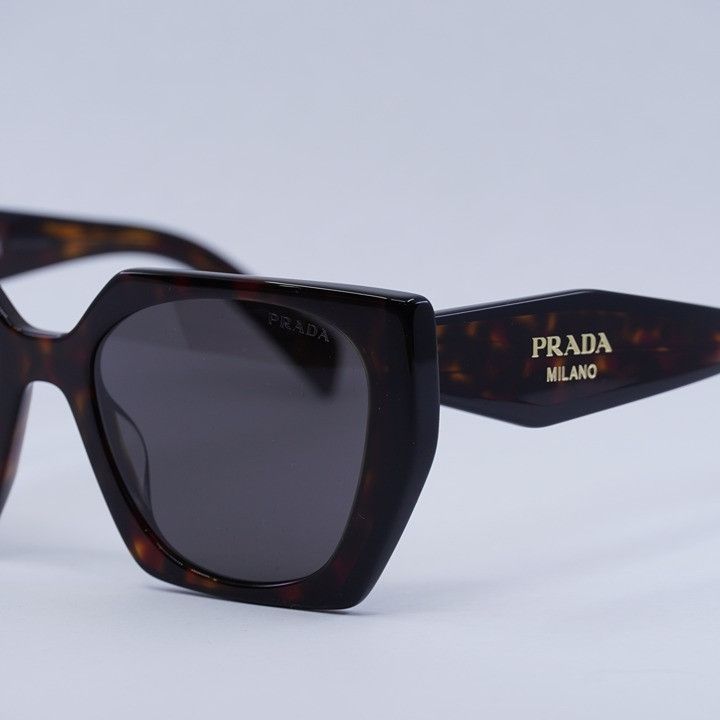 Prada Prada PR15WS 24B40L Sunglasses Dark Havana/Black Square Size ONE SIZE - 4 Thumbnail
