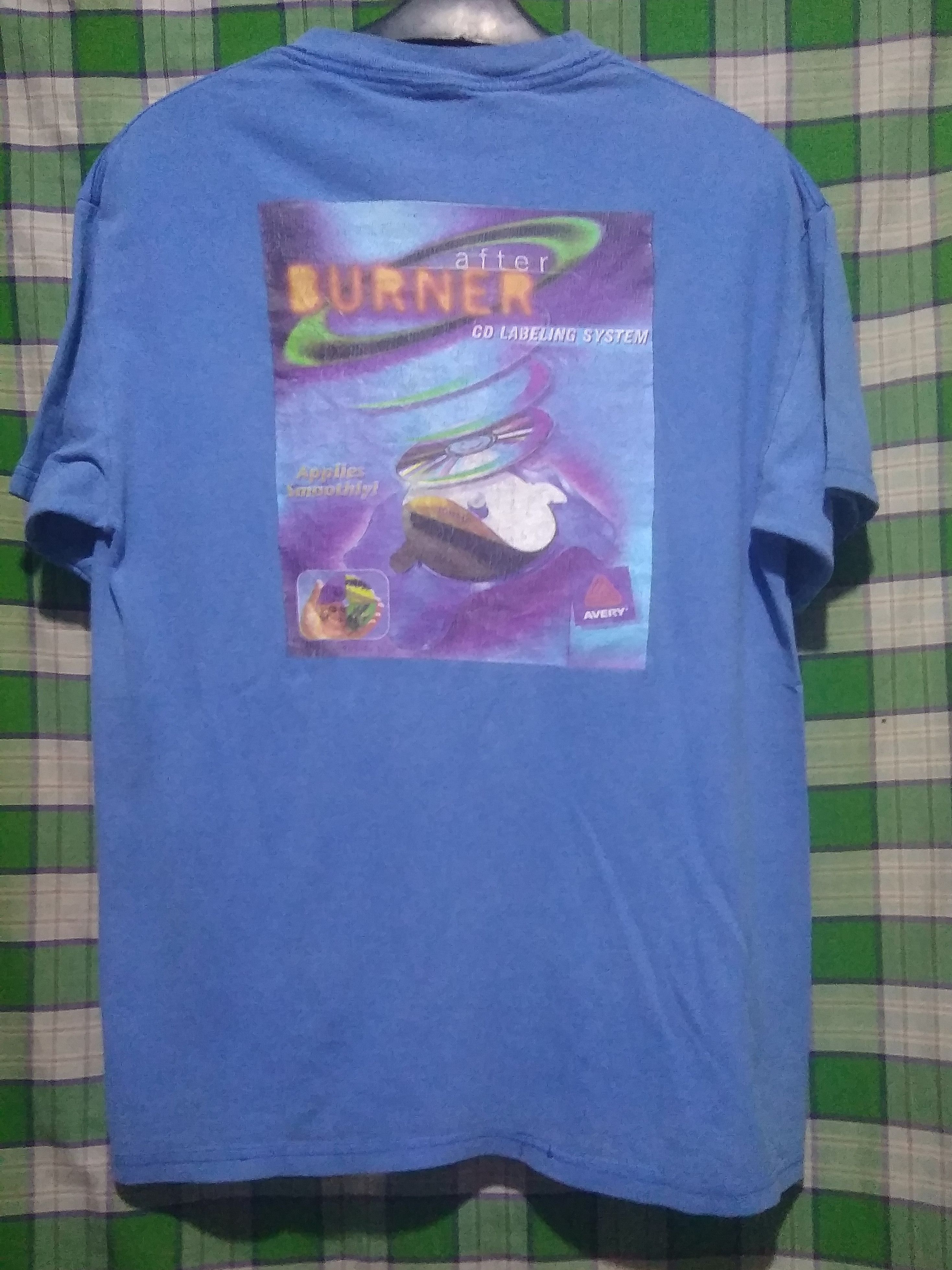 Microsoft Vintage AVERY after BURNER CD Labelling System promo tee Size US M / EU 48-50 / 2 - 4 Thumbnail