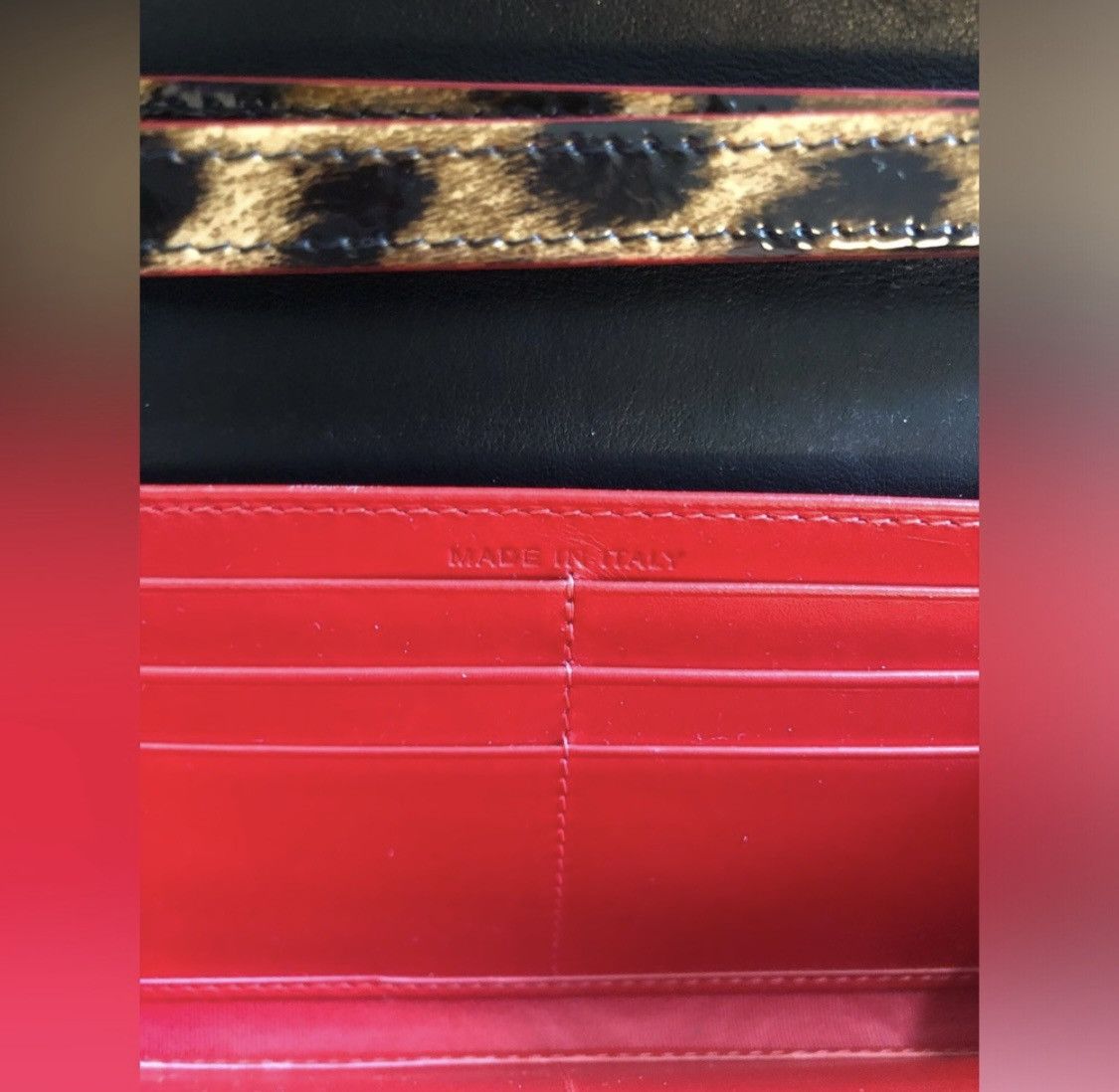 Christian Louboutin Macaron Leopard Panettone Studded Wallet Wristlet Clutch Size ONE SIZE - 9 Thumbnail