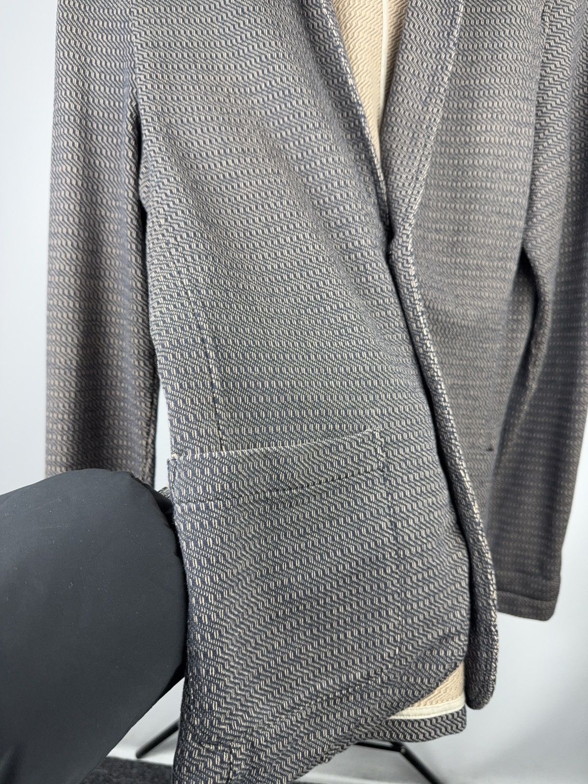 Hugo Boss Luxury 00s Hugo Boss Brown Jersey knit Blazer Jacket Size US L / EU 52-54 / 3 - 12 Thumbnail
