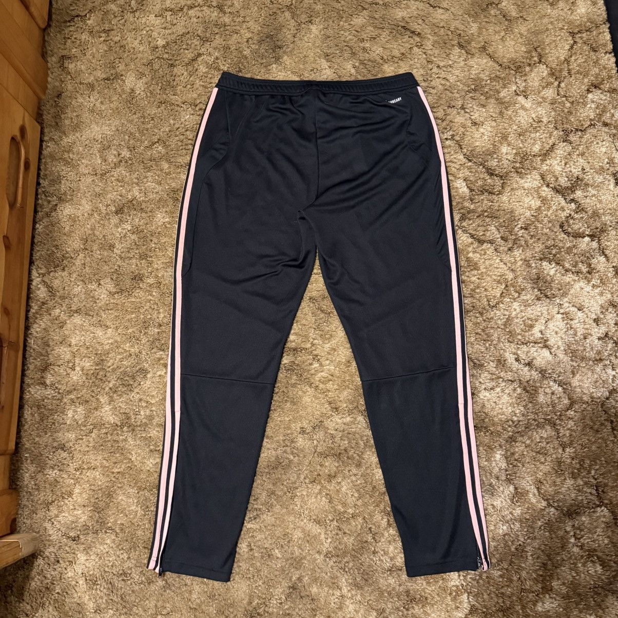 Adidas Adidas Three Stripe Sweatpants Messi Black / Pink XLarge Size US 36 / EU 52 - 8 Thumbnail