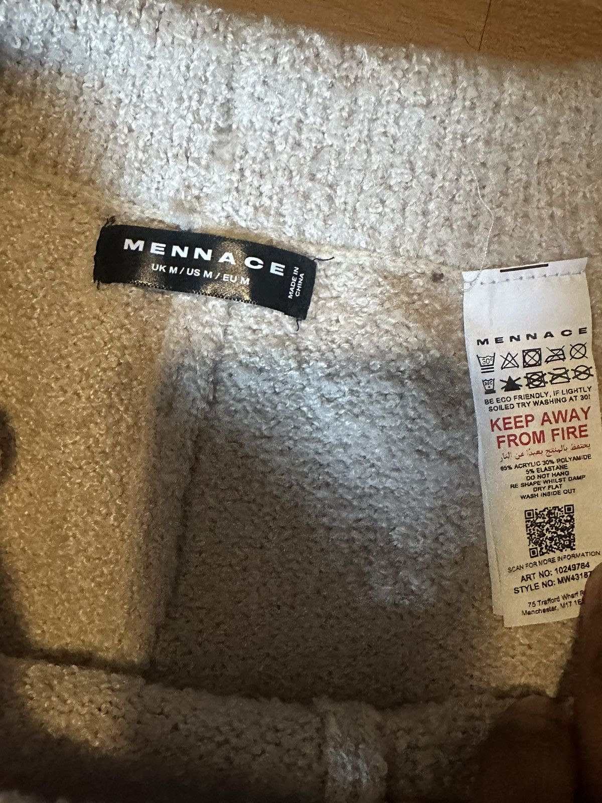 Asos × Menace Mennace Knit Shorts Size US 32 / EU 48 - 4 Thumbnail
