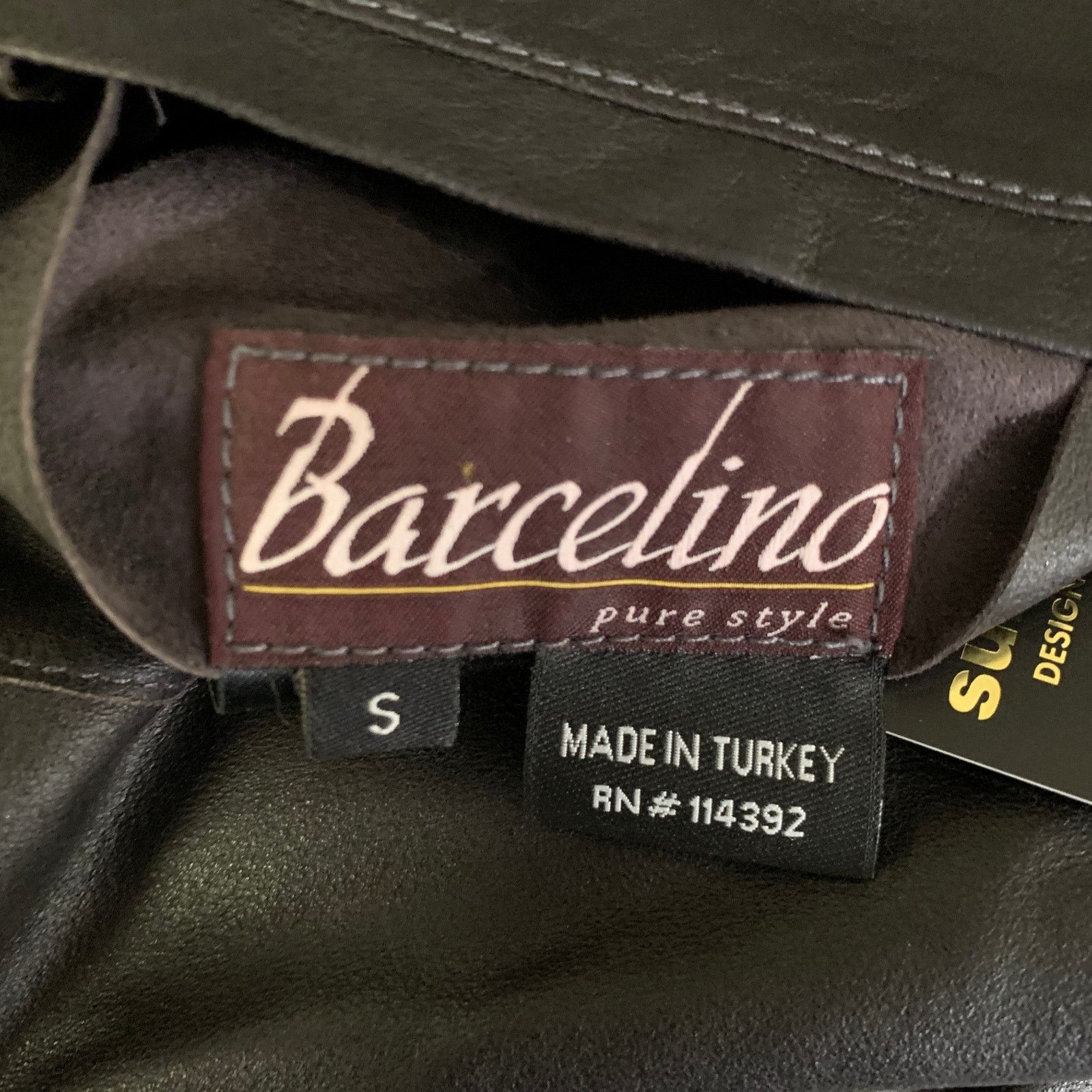 Other BARCELINO S Brown Mixed Patterns Leather Reversible Jacket Size US S / EU 44-46 / 1 - 8 Thumbnail
