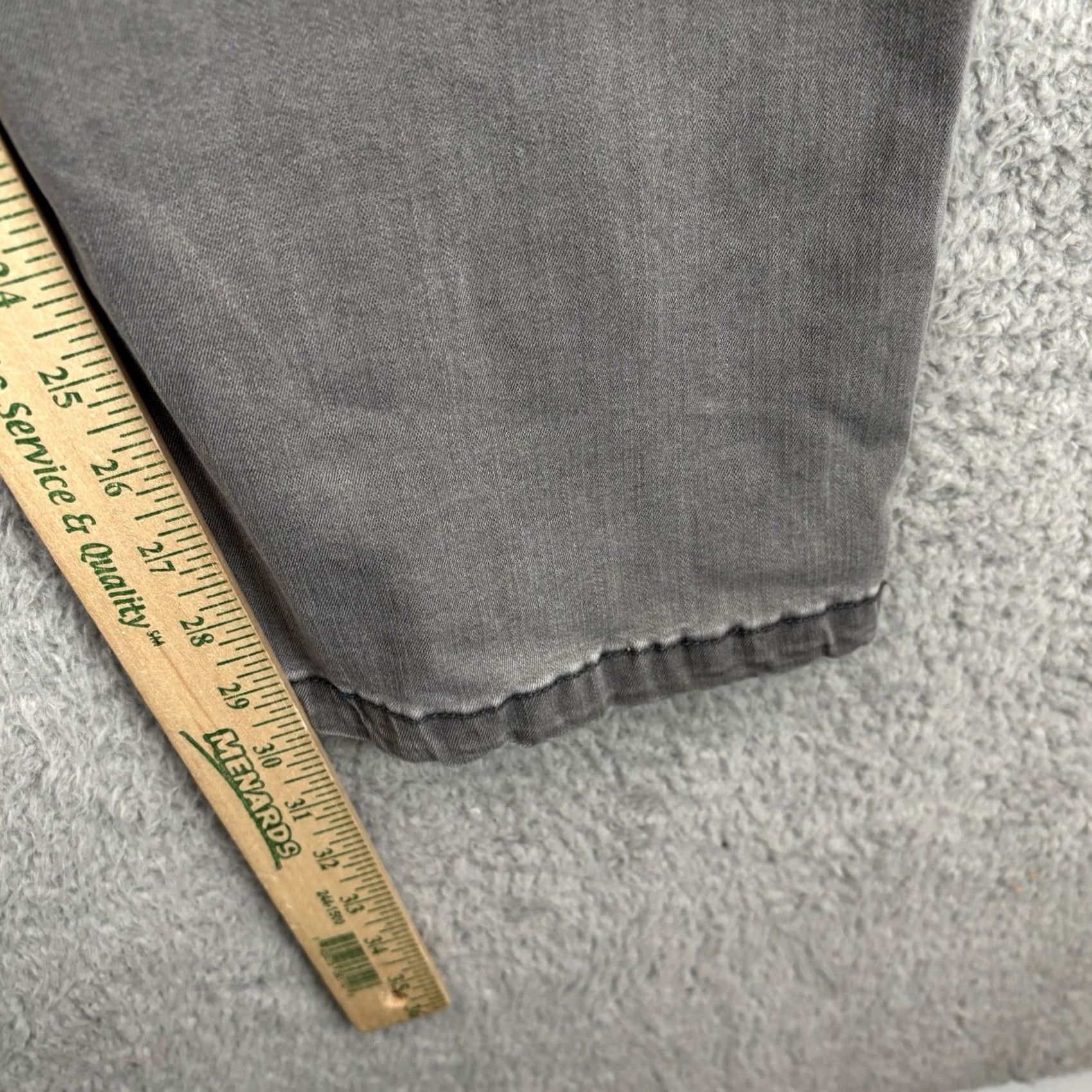 Denime Mugsy Jeans Mens Jeans 42x30 Beans Style FLX3NMG Gray Denim Straight Leg Pants Stretch Casual 30in Inseam Mens Size US 42 / EU 58 - 7 Thumbnail