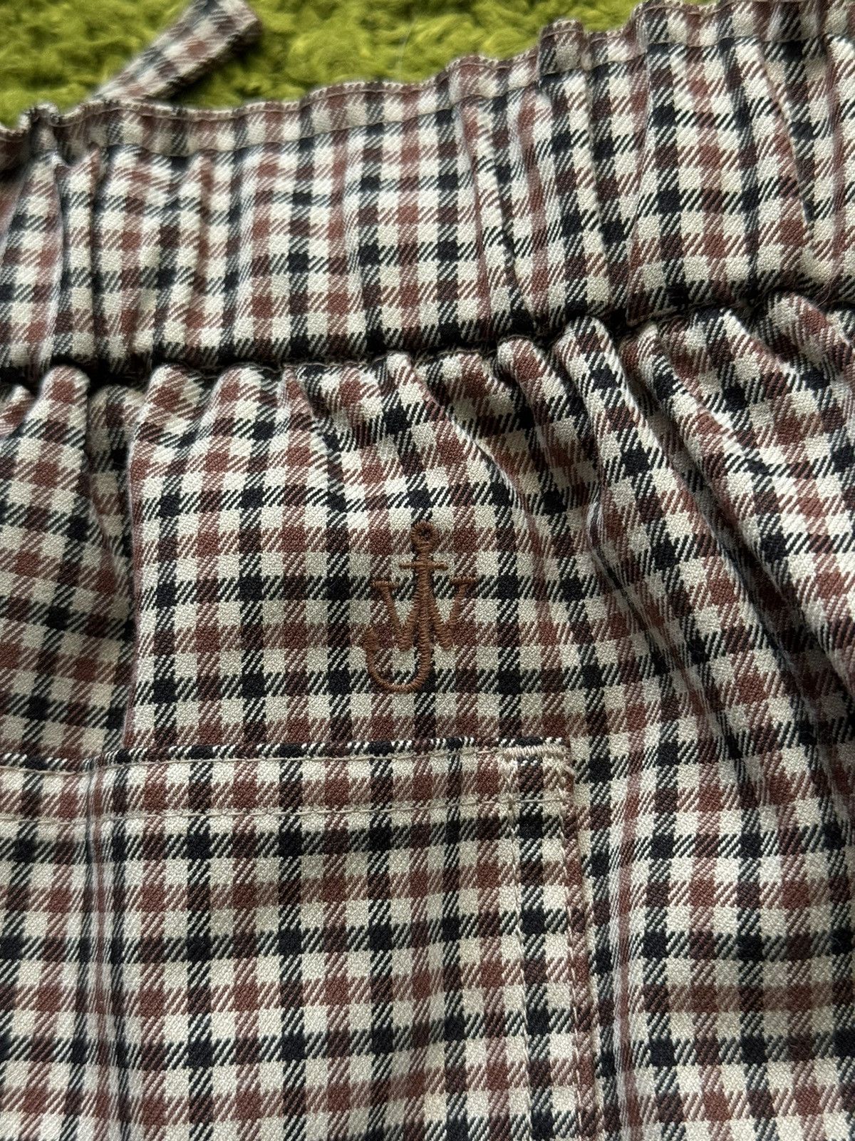 JW Anderson × Uniqlo J.W. Anderson x Uniqlo checkered wide leg culottes pants Size 27" / US 4 / IT 40 - 3 Thumbnail